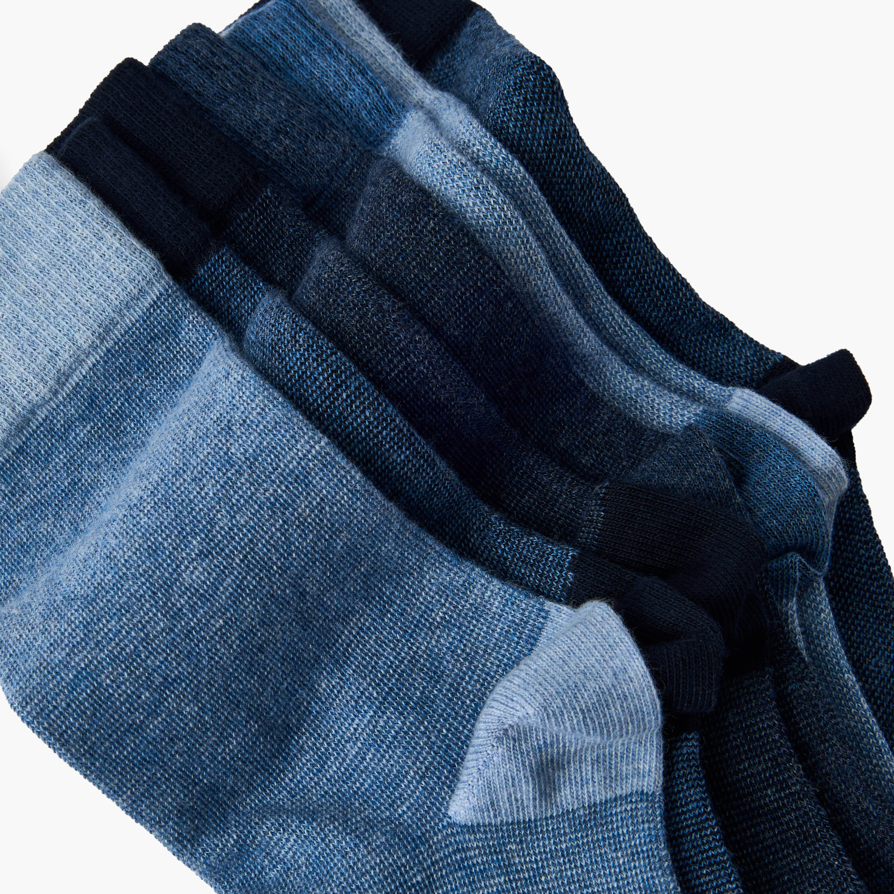 طقم جوارب بطول متوسط للرجال من دوشيني 7 أزواج-men-socks-image-11