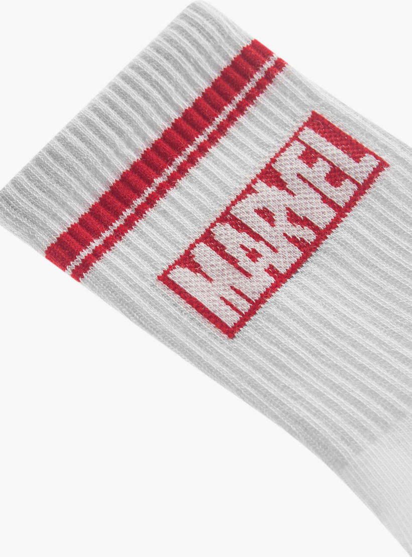 طقم جوارب رياضية 3 أزواج بطول ربلة الساق وطبعات مارفل-men-socks-image-2