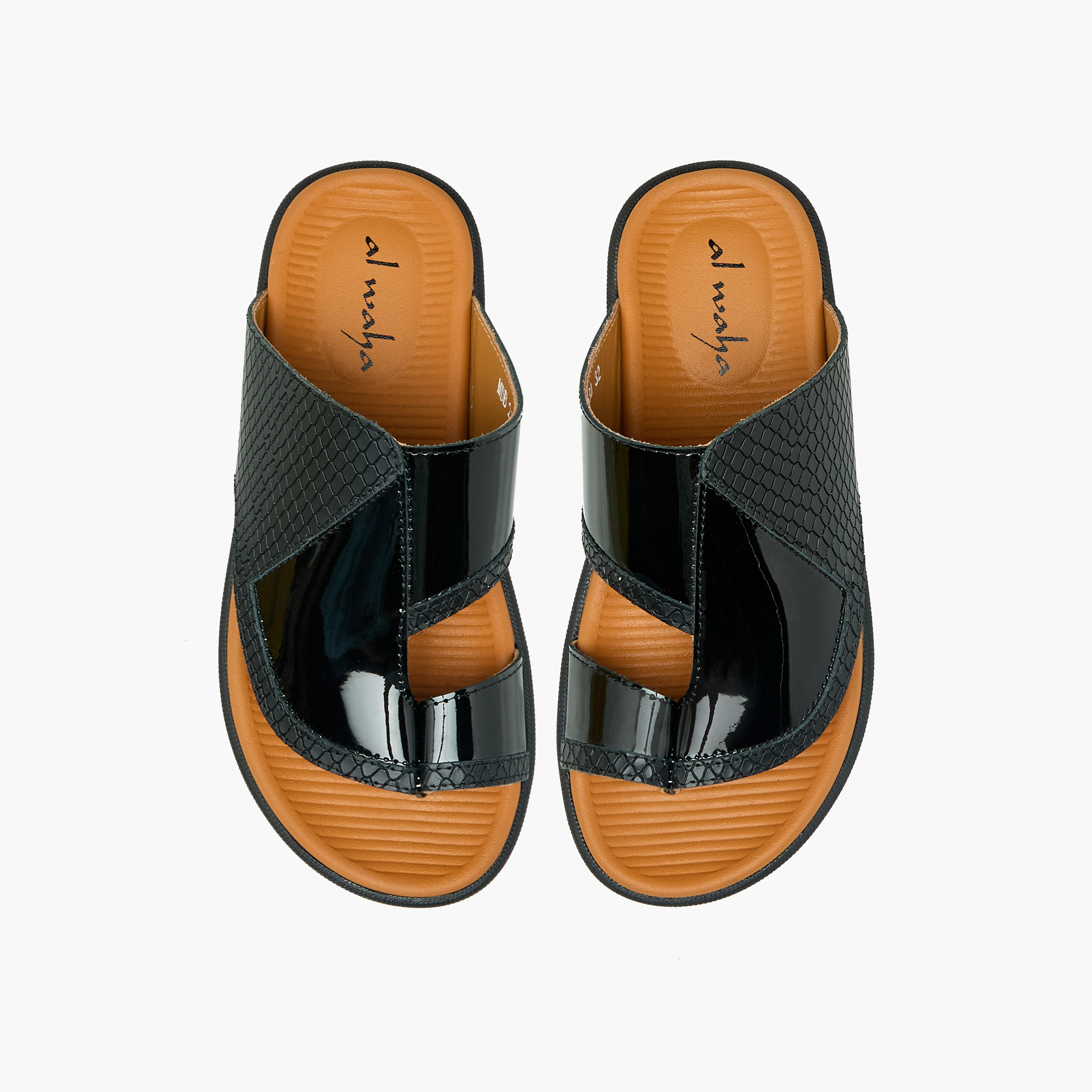Al Waha Boys Leather Arabic Sandals-boys-shoes-sandals-image-1
