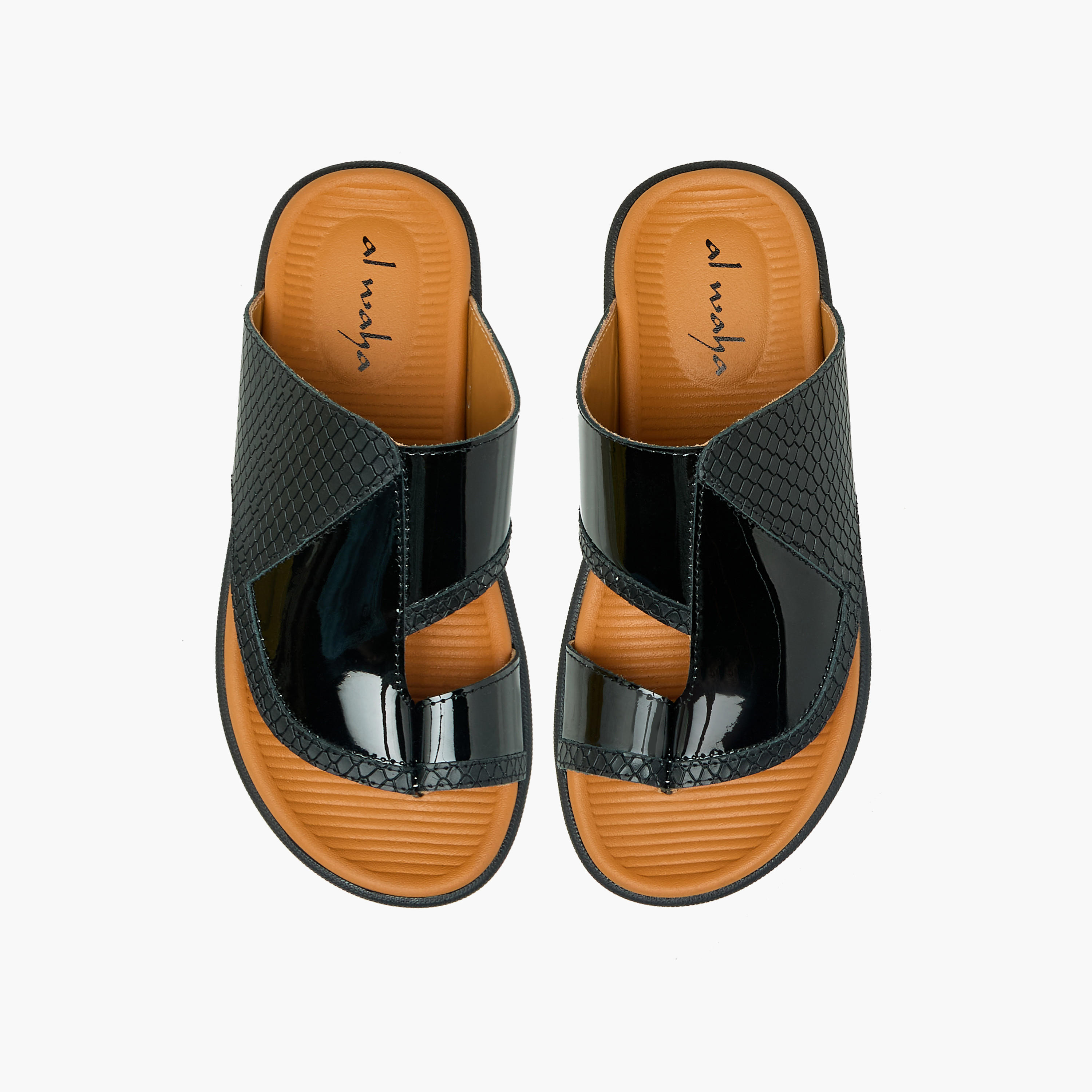 Al Waha Boys Leather Arabic Sandals-boys-shoes-sandals-image-1
