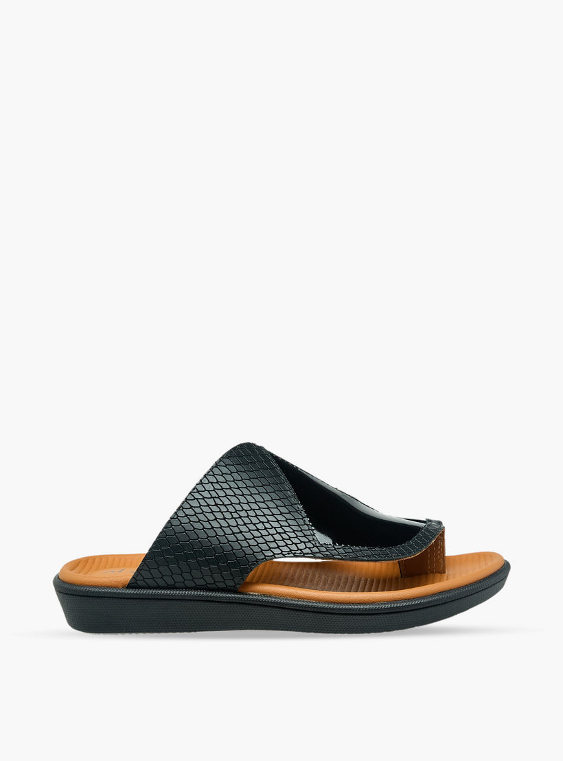 Al Waha Boys Leather Arabic Sandals-boys-shoes-sandals-image-3