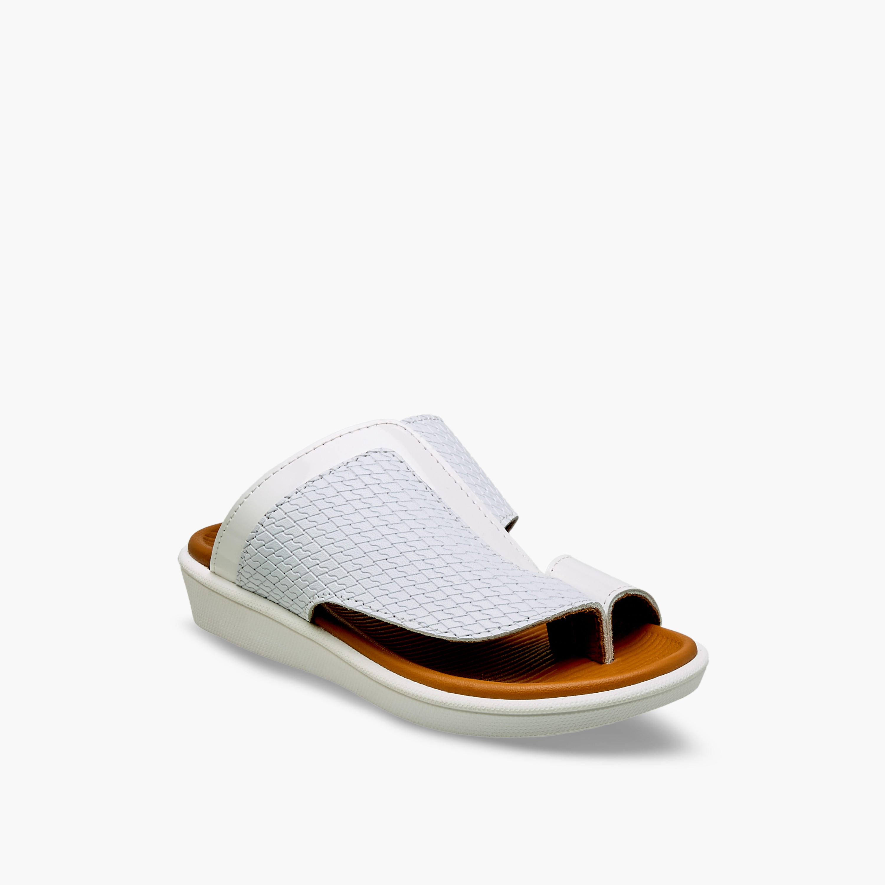 Al Waha Boys Leather Arabic Sandals-boys-shoes-sandals-image-2