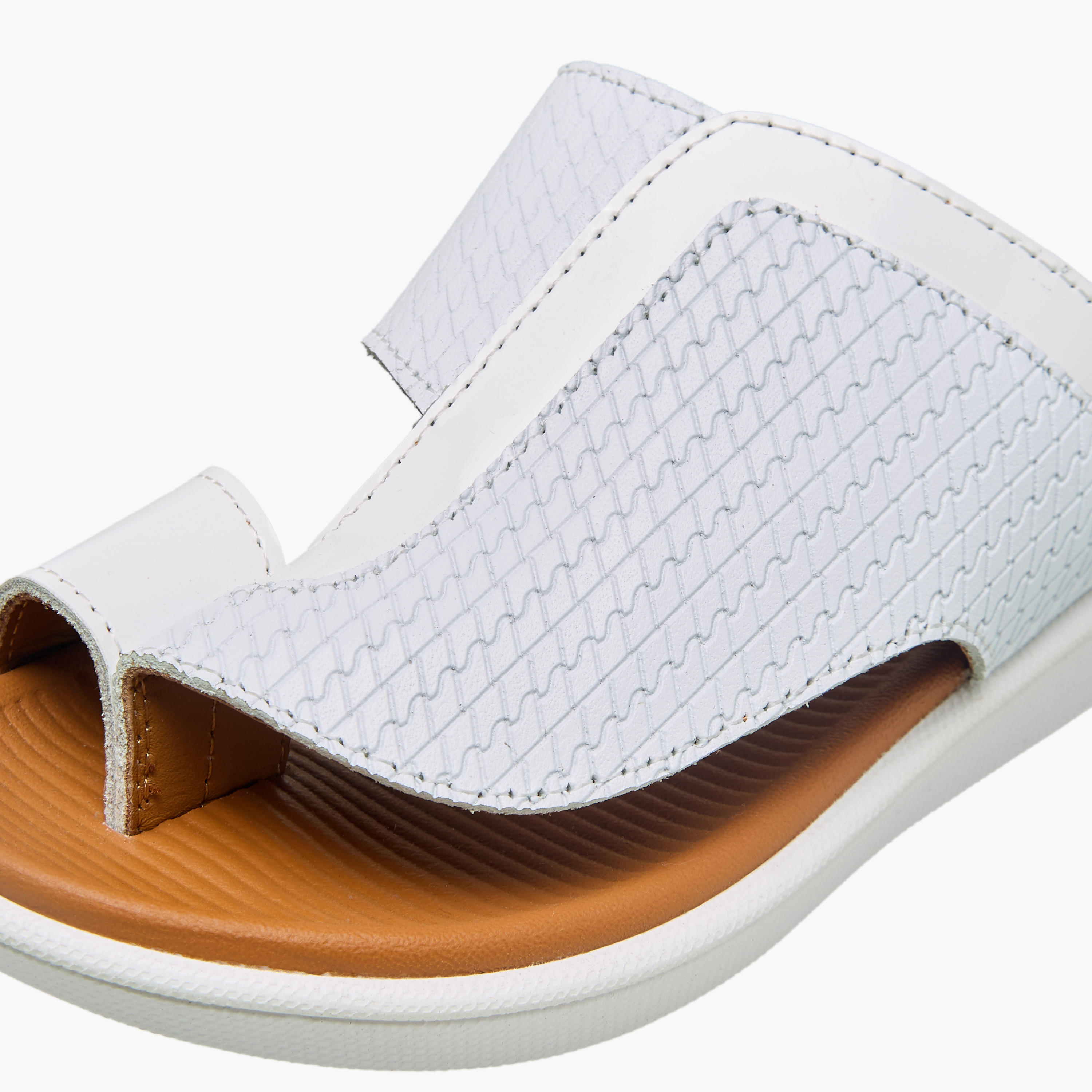 Al Waha Boys Leather Arabic Sandals-boys-shoes-sandals-image-4