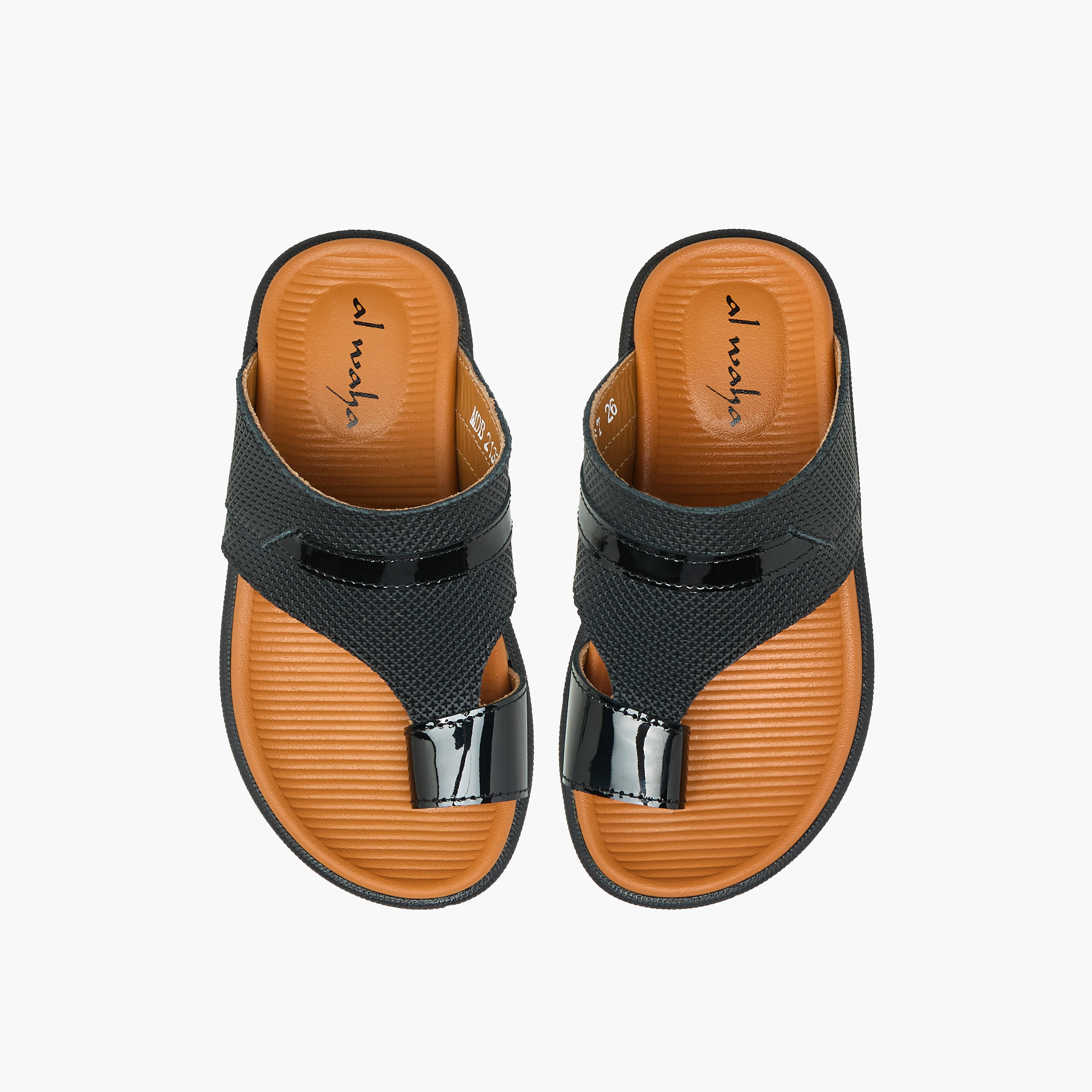 Al Waha Boys Leather Arabic Sandals-boys-shoes-sandals-image-1