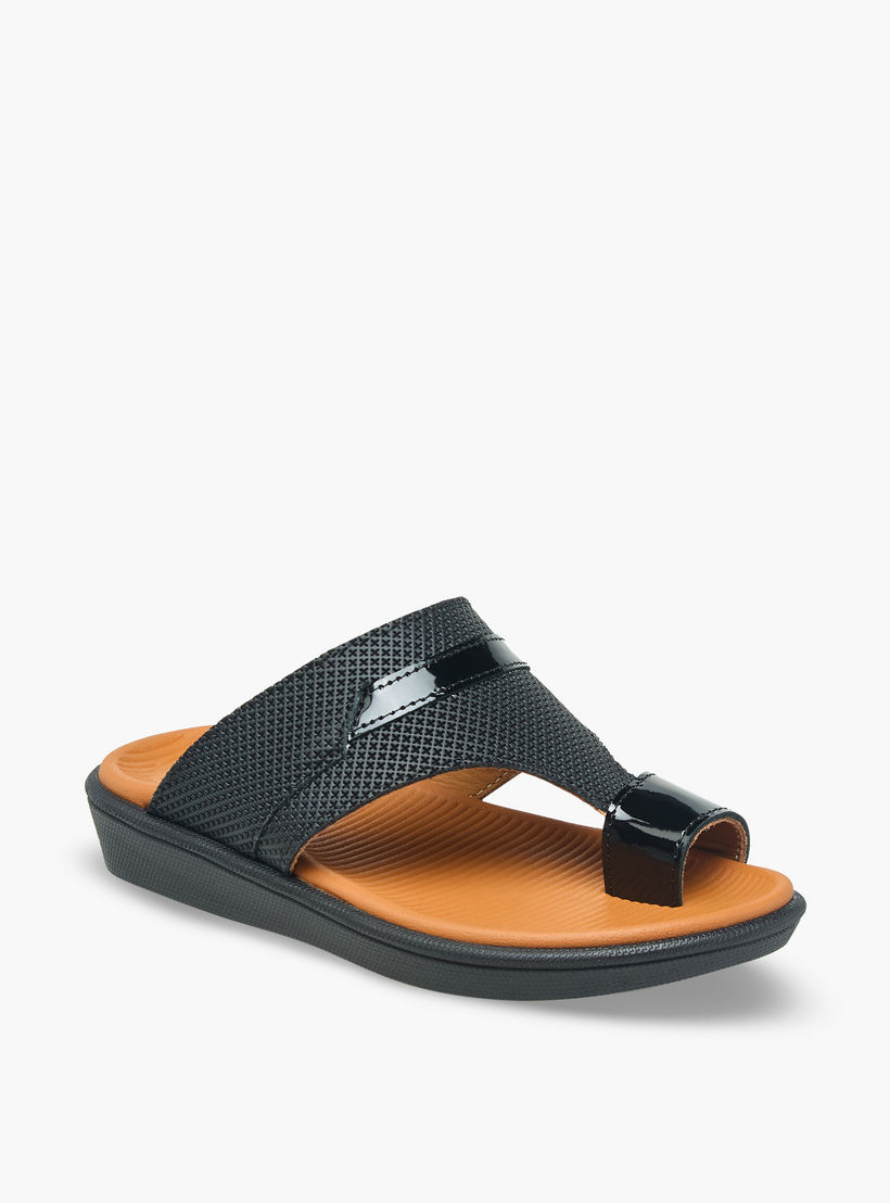 Al Waha Boys Leather Arabic Sandals-boys-shoes-sandals-image-2