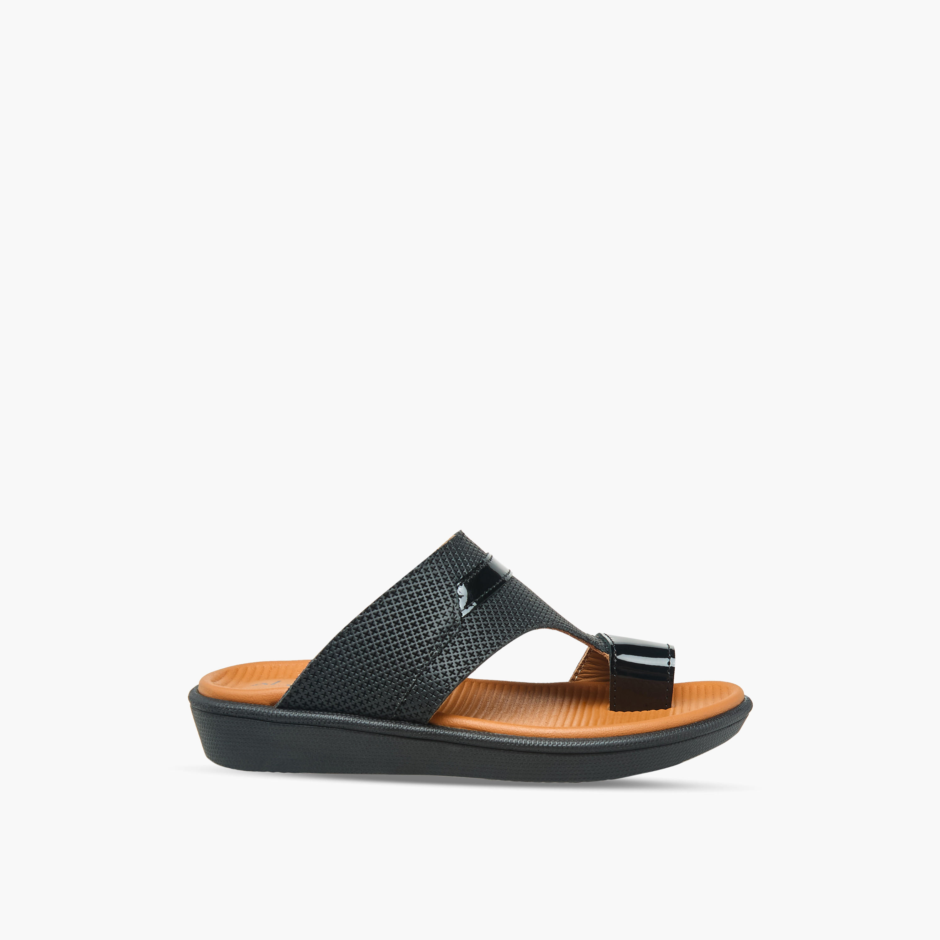 Al Waha Boys Leather Arabic Sandals-boys-shoes-sandals-image-3