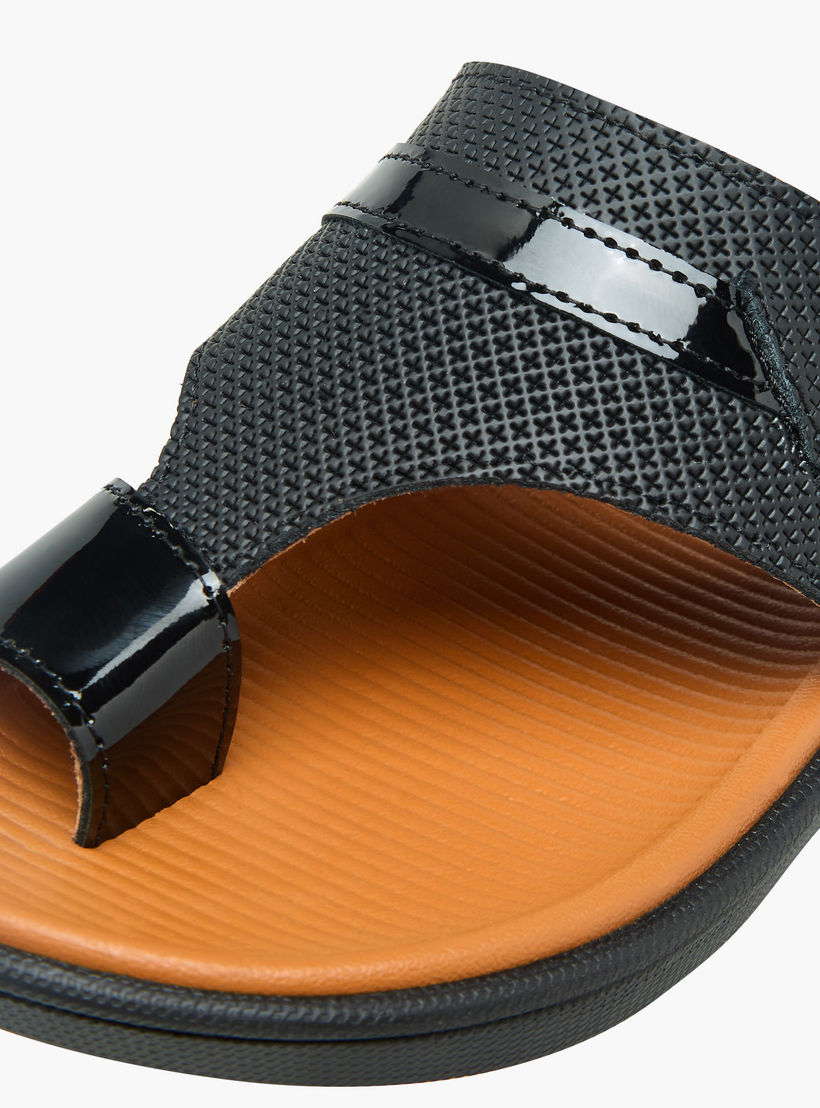 Al Waha Boys Leather Arabic Sandals-boys-shoes-sandals-image-4