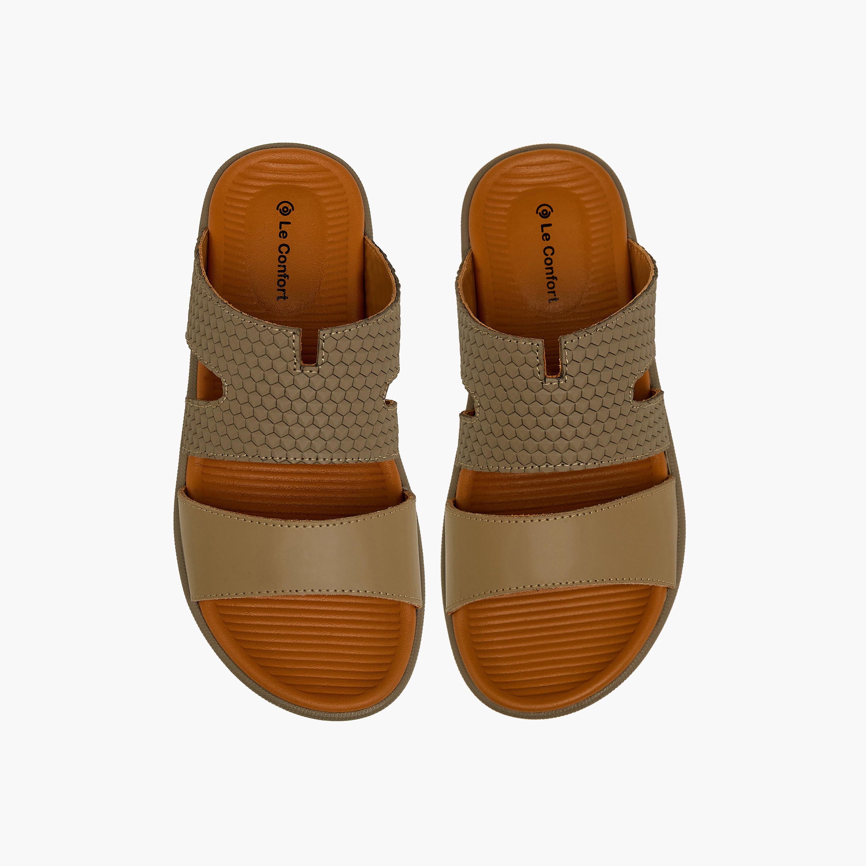 Le Confort Boys Slip-On Leather Arabic Sandals-boys-shoes-sandals-image-1