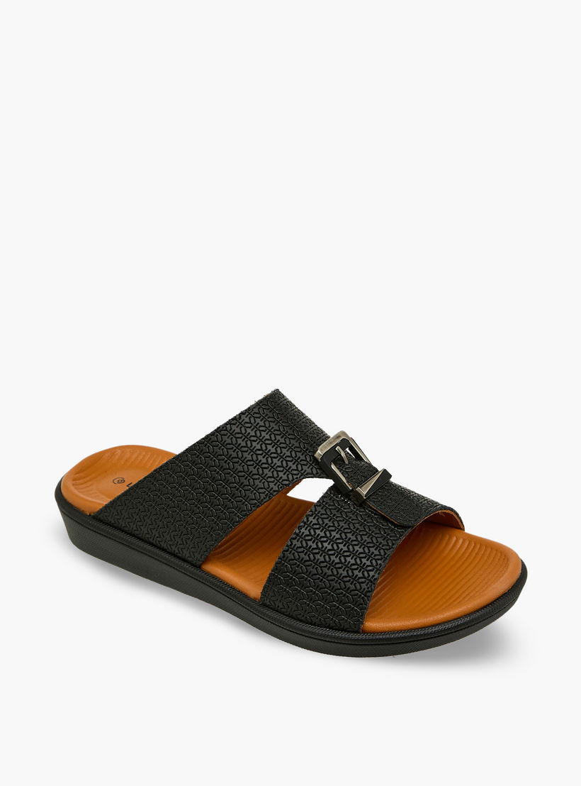 Le Confort Boys Slip-On Leather Arabic Sandals-boys-shoes-sandals-image-2