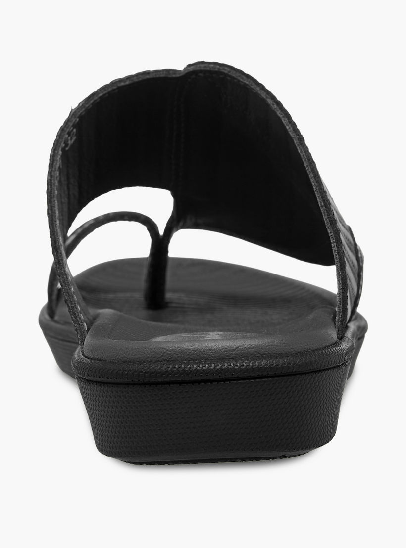 Al Waha Boys Toe Loop Detail Leather Arabic Sandals-boys-shoes-sandals-image-5