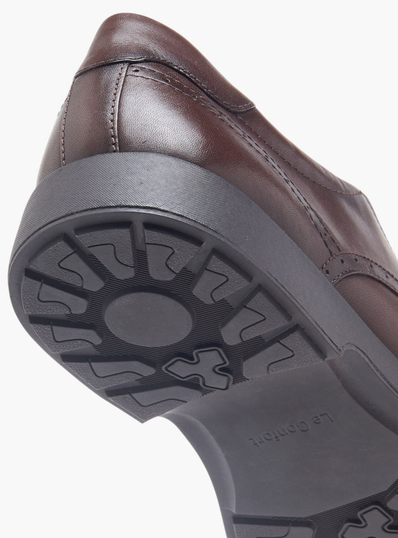 Le Confort Solid Leather Air Tech Derby Shoes with Lace-Up Closure-men-shoes-formalshoes-image-5
