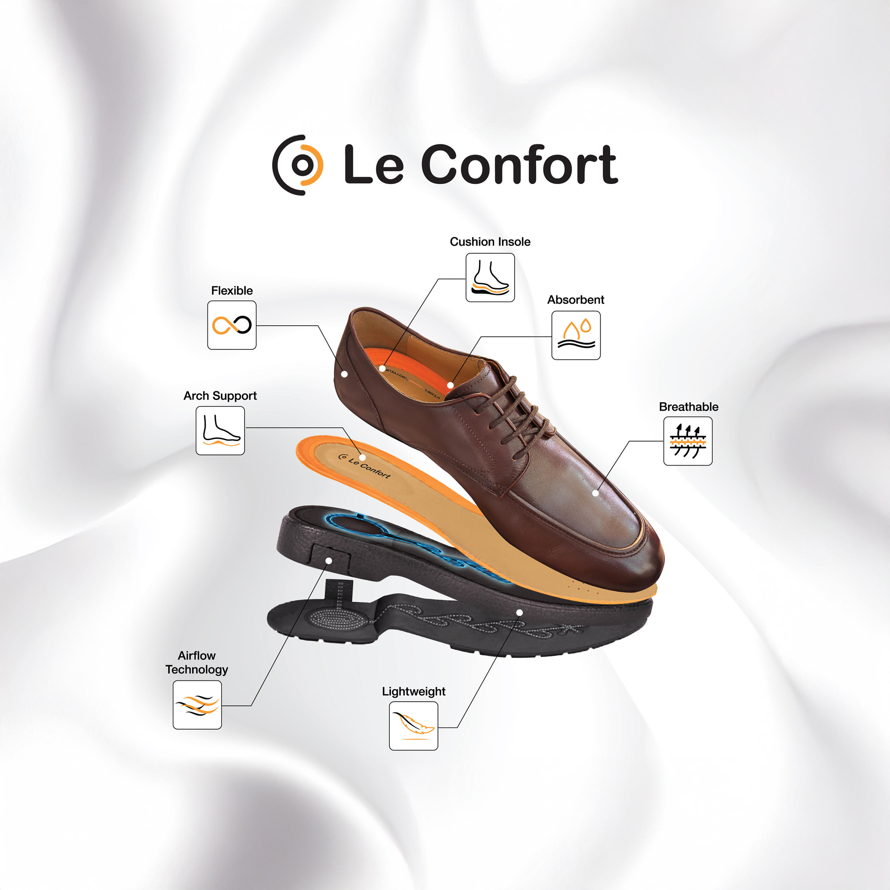 Le Confort Leather Perforated Slip-On Air Tech Loafers-men-shoes-formalshoes-image-7
