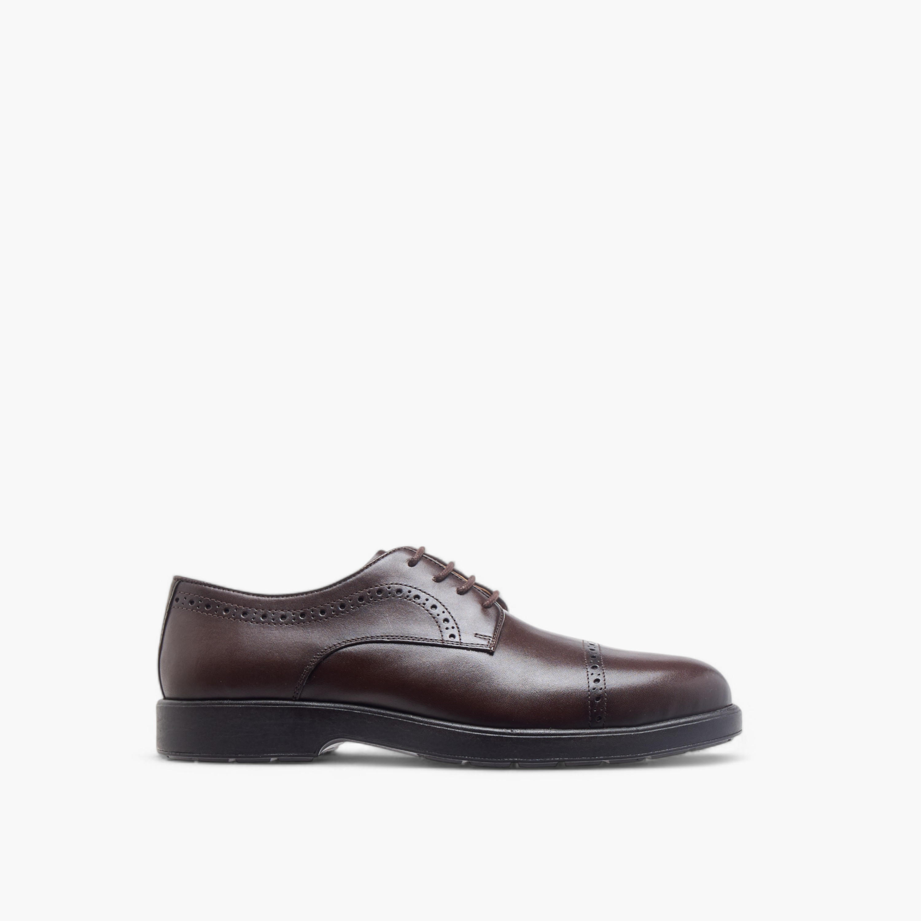 Le Confort Perforation Detail Leather Air Tech Derby Shoes with Lace-Up Closure-men-shoes-formalshoes-image-3