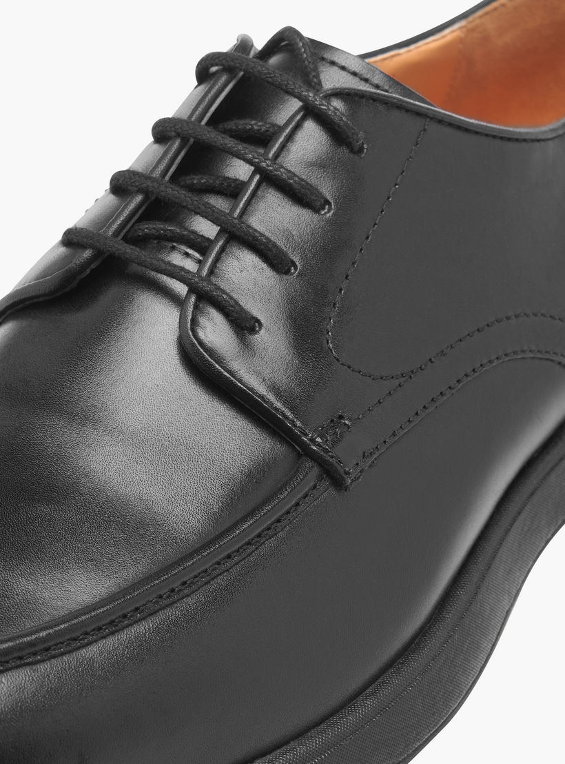 Le Confort Textured Leather Air Tech Derby Shoes with Lace-Up Closure-men-shoes-formalshoes-image-4