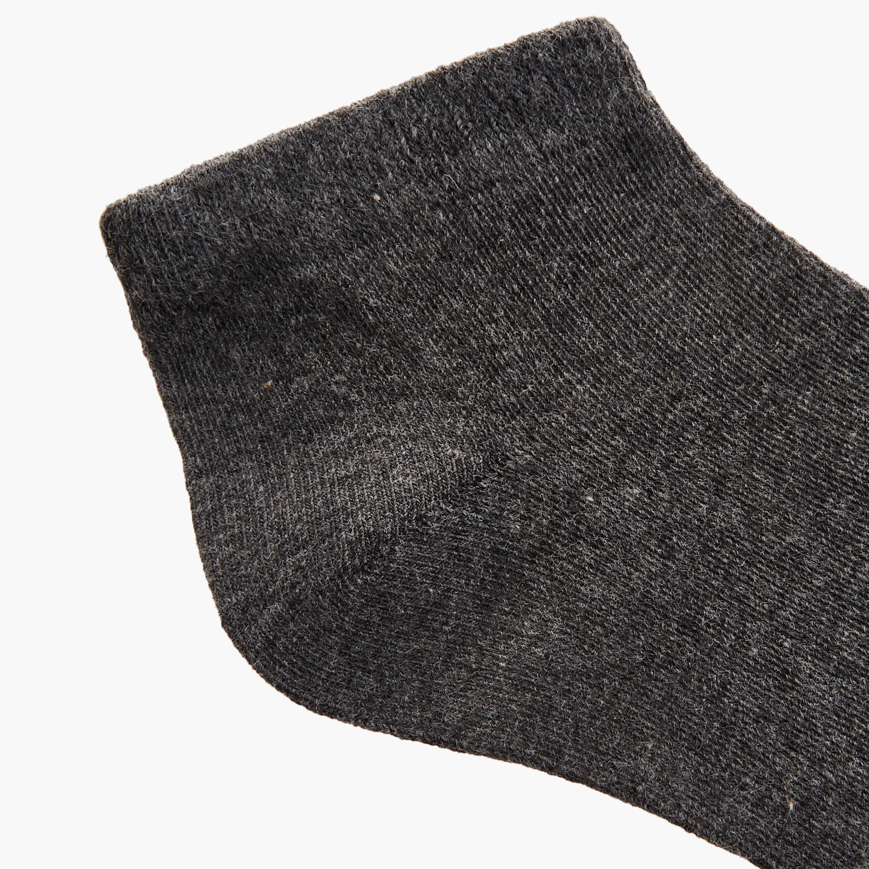 Gloo Solid Ankle Length Socks - Set of 4-men-socks-image-5