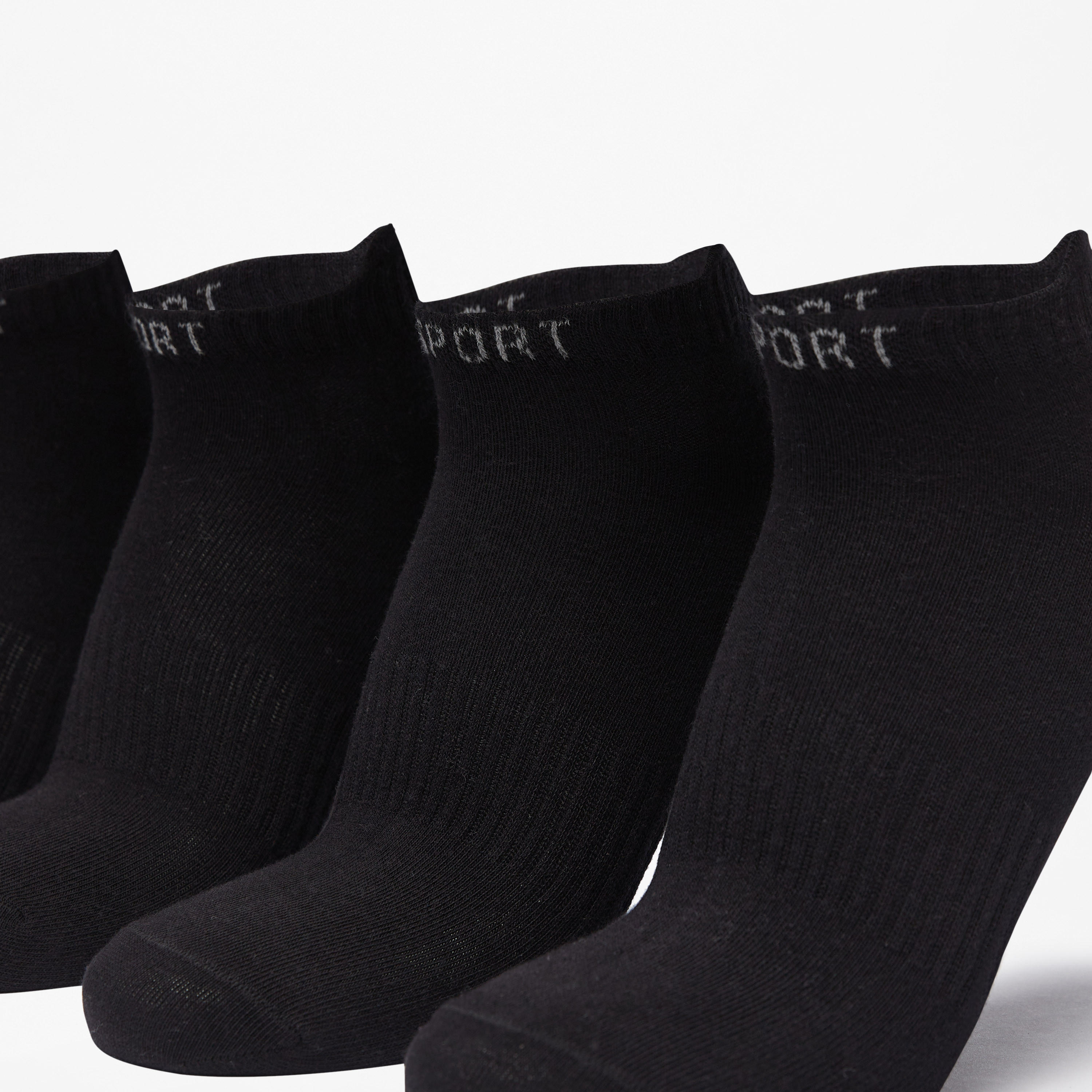 Gloo Textured Ankle Length Sports Socks - Set of 5-men-socks-image-2