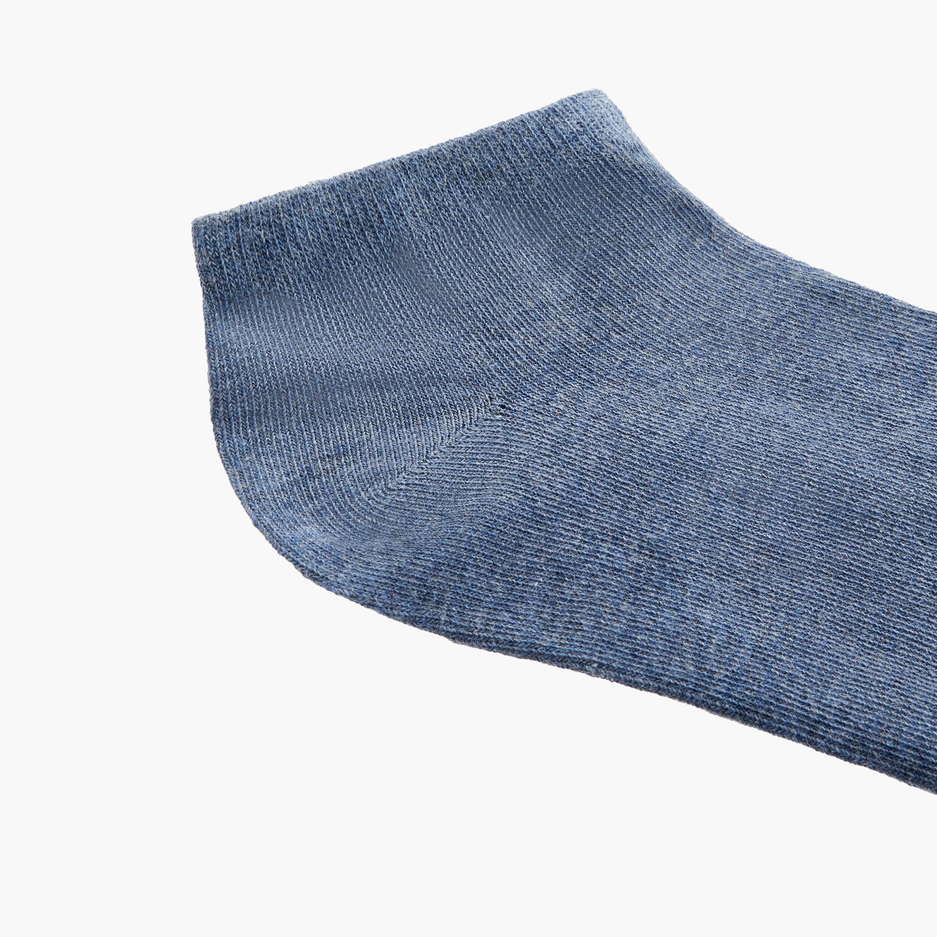 Gloo Solid Ankle Length Socks - Set of 5-men-socks-image-5