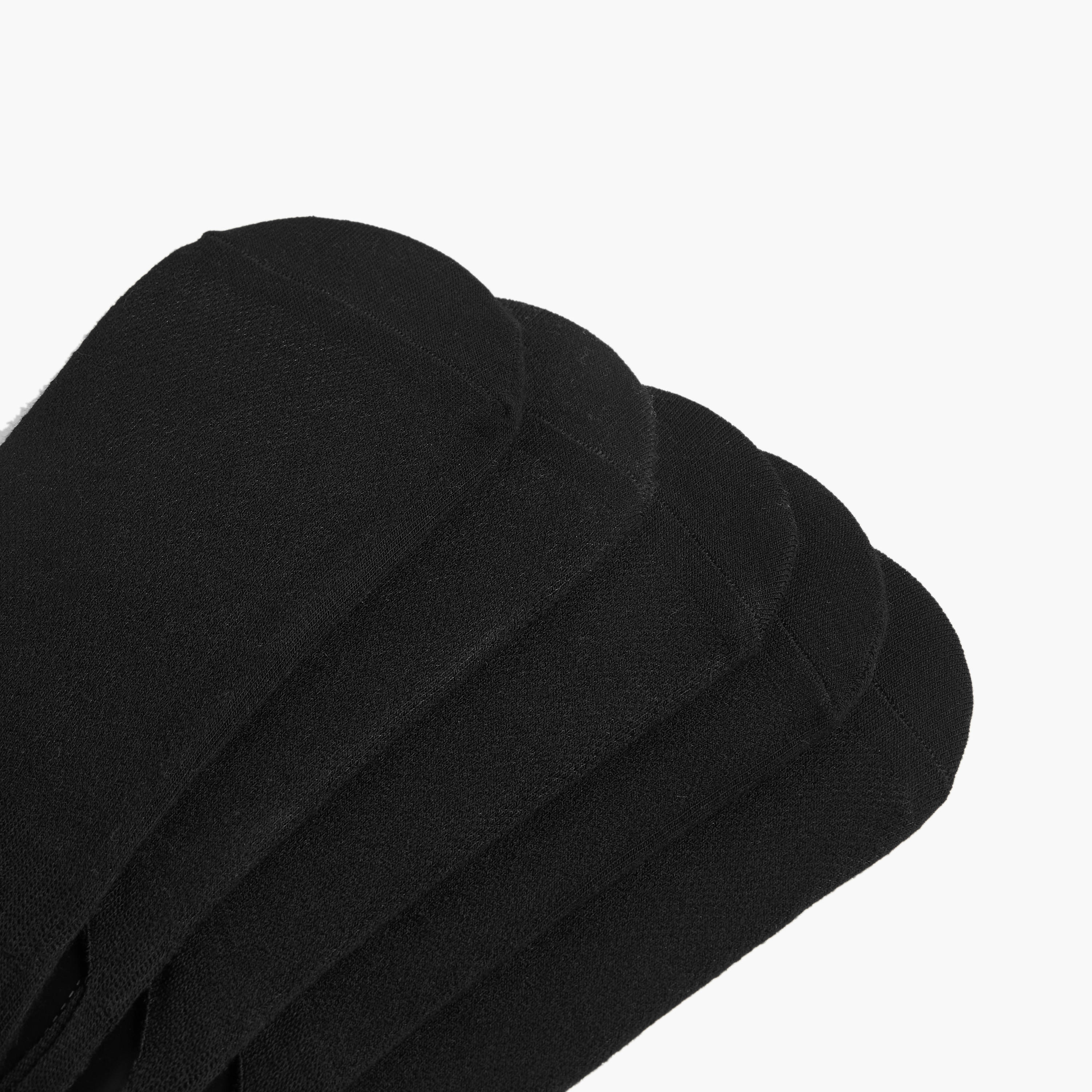 Gloo Textured Non Terry No Show Socks - Set of 5-men-socks-image-3
