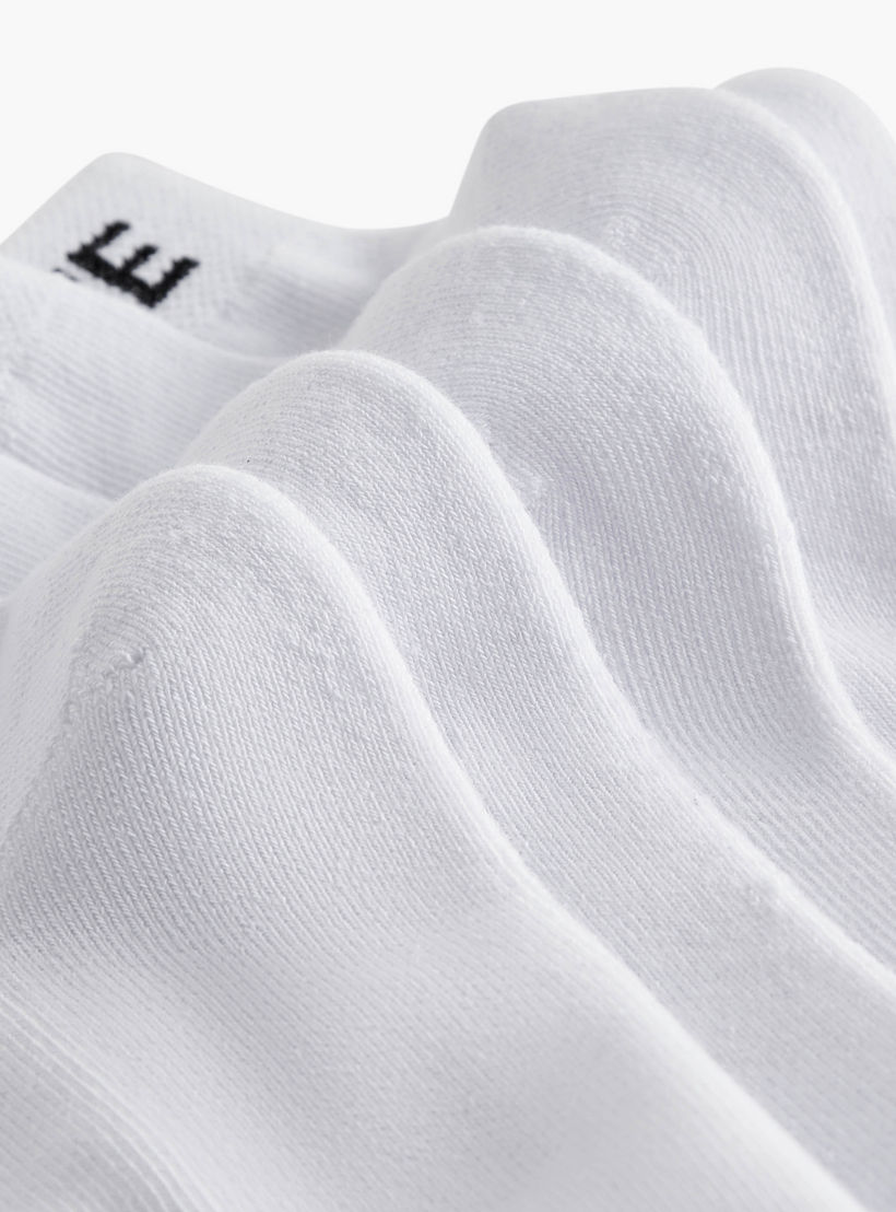 جوارب مبطنة نصف تيري طول الكاحل بطبعات من جلو - طقم من 5 أزواج-men-socks-image-4
