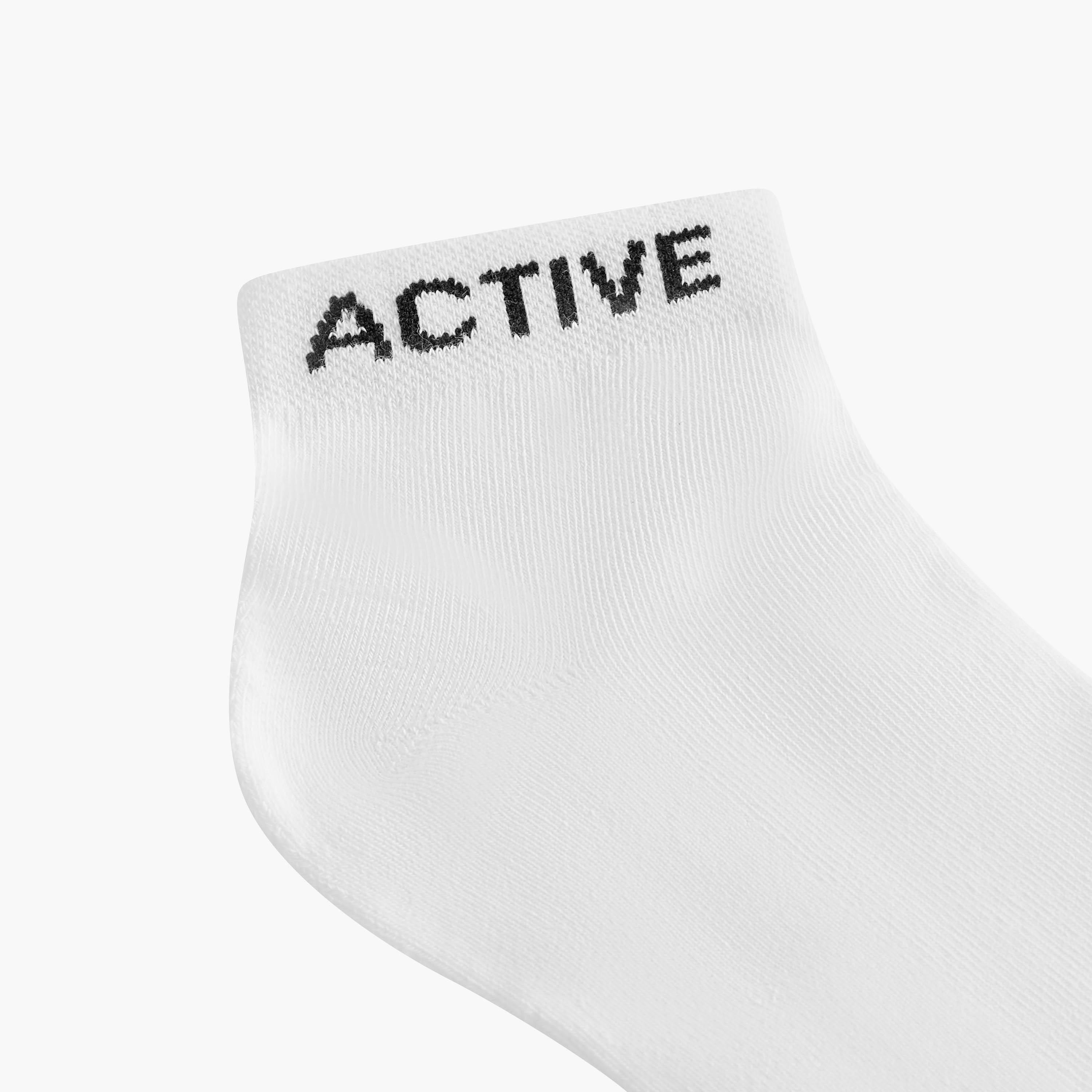 جوارب مبطنة نصف تيري طول الكاحل بطبعات من جلو - طقم من 5 أزواج-men-socks-image-5