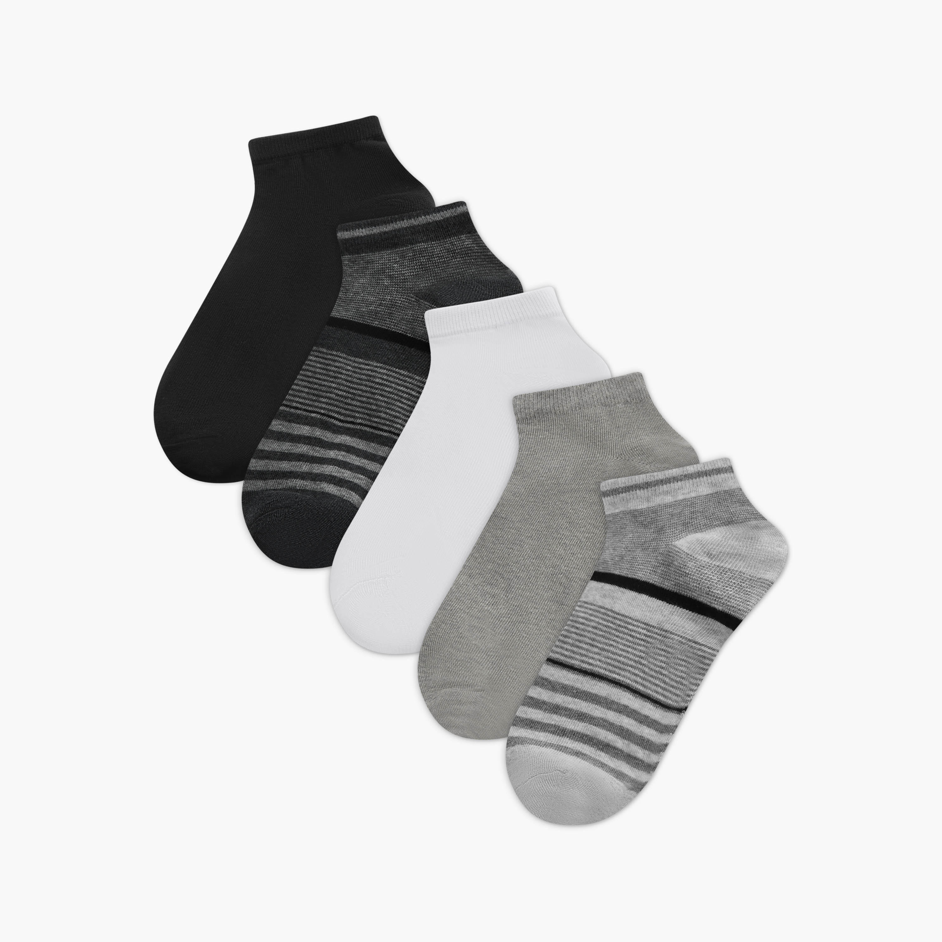 جوارب طول الكاحل للرجال من جلوو - طقم من 5-men-socks-image-1
