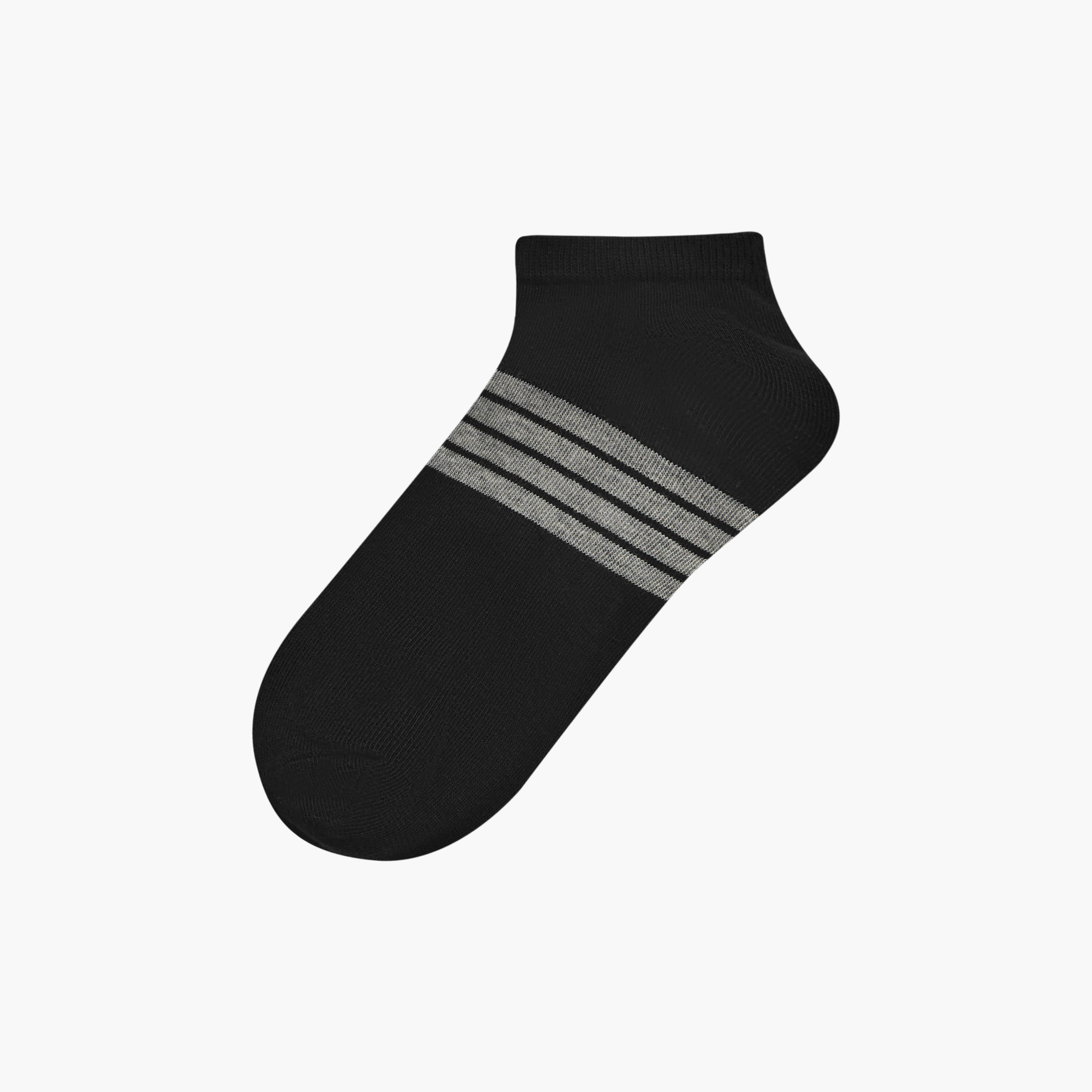 Gloo Men Socks Ankle Length Striped - Set of 5-men-socks-image-2