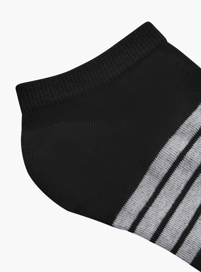 Gloo Men Socks Ankle Length Striped - Set of 5-men-socks-image-3