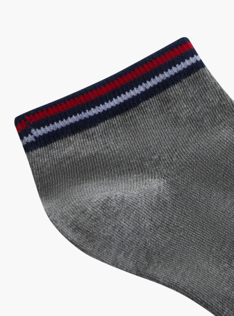 Gloo Men Socks Ankle Length Striped - Set of 5-men-socks-image-3
