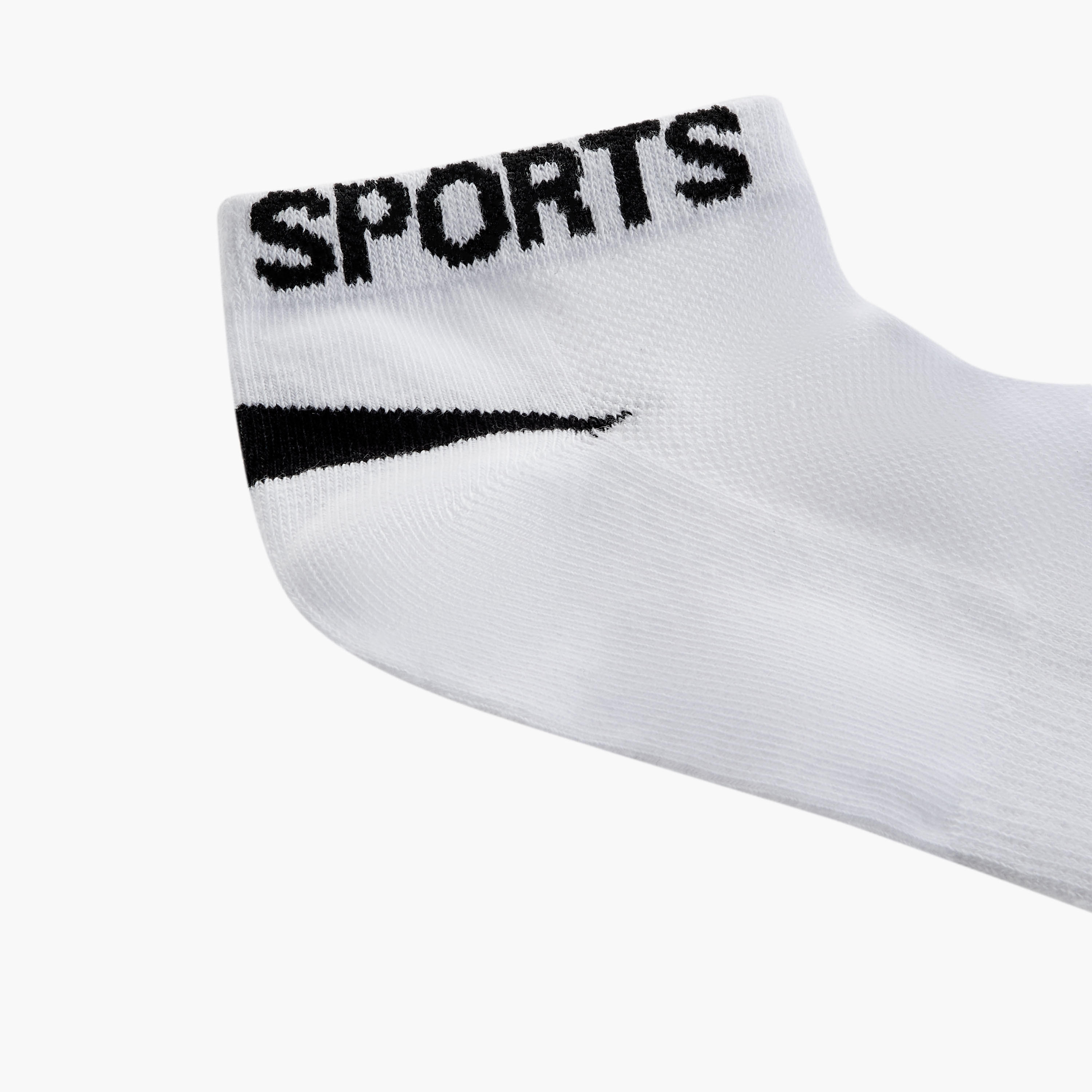 Gloo Logo Print Ankle Length Socks - Set of 5-men-socks-image-5