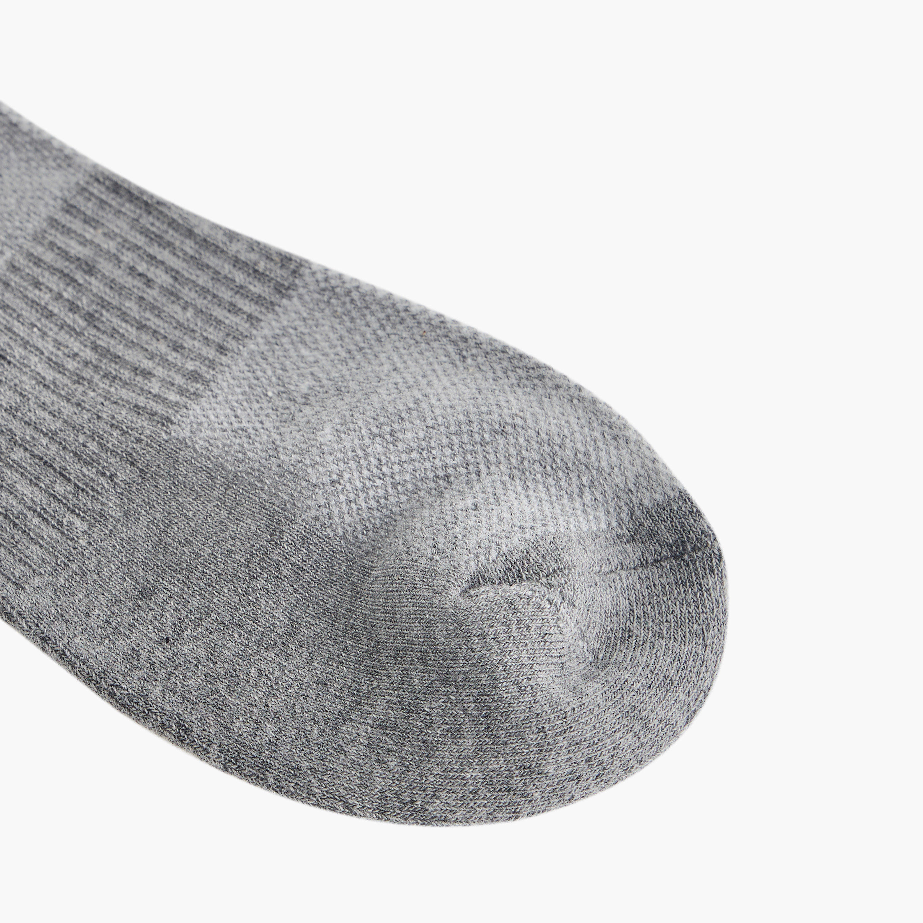 جوارب مبطنة مضلعة بطول ربلة الساق من جلو - طقم من 3 أزواج-men-socks-image-5