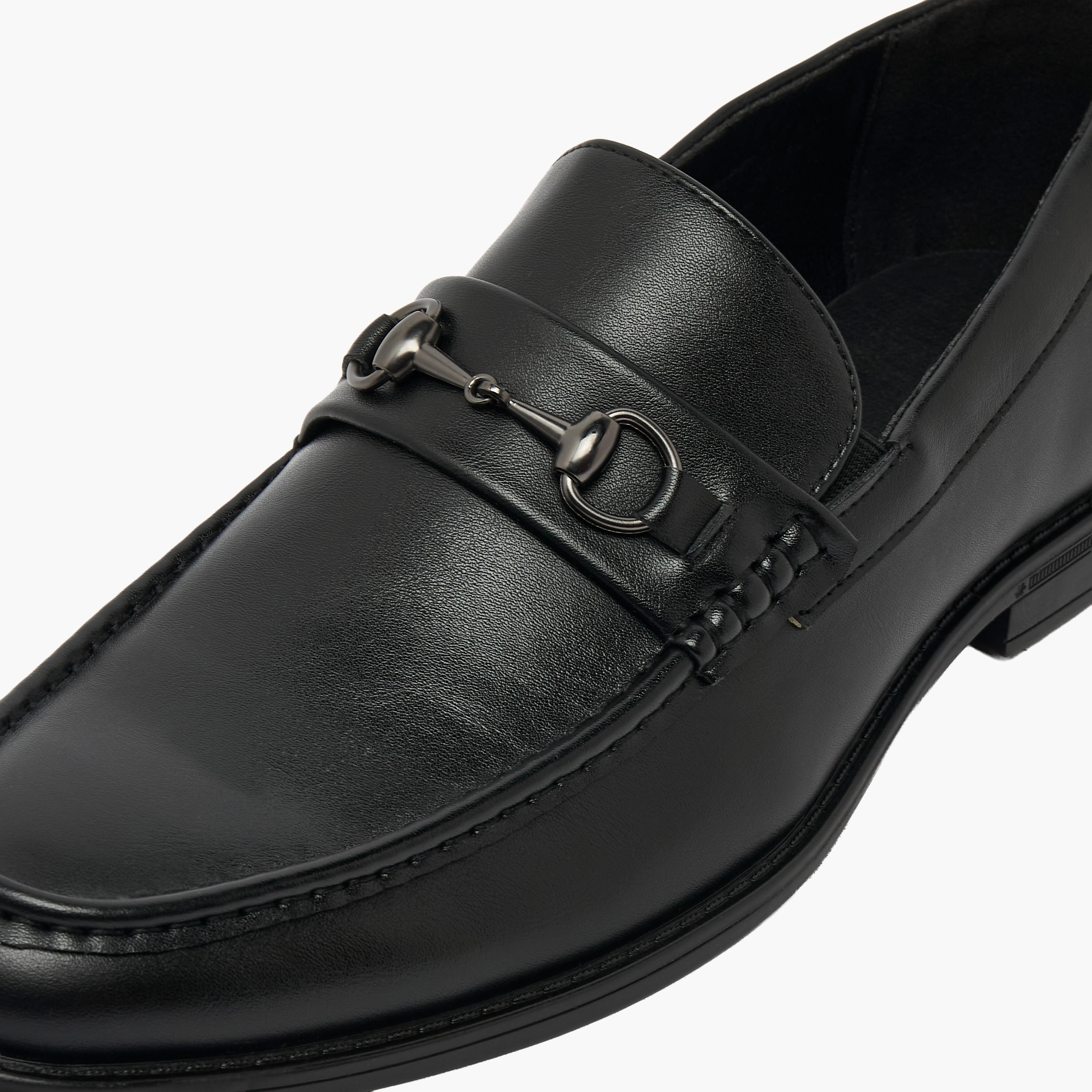 حذاء سهل الارتداء بزينة معدنية للرجال من إل بي إل من شو إكسبرس-men-shoes-formalshoes-image-7