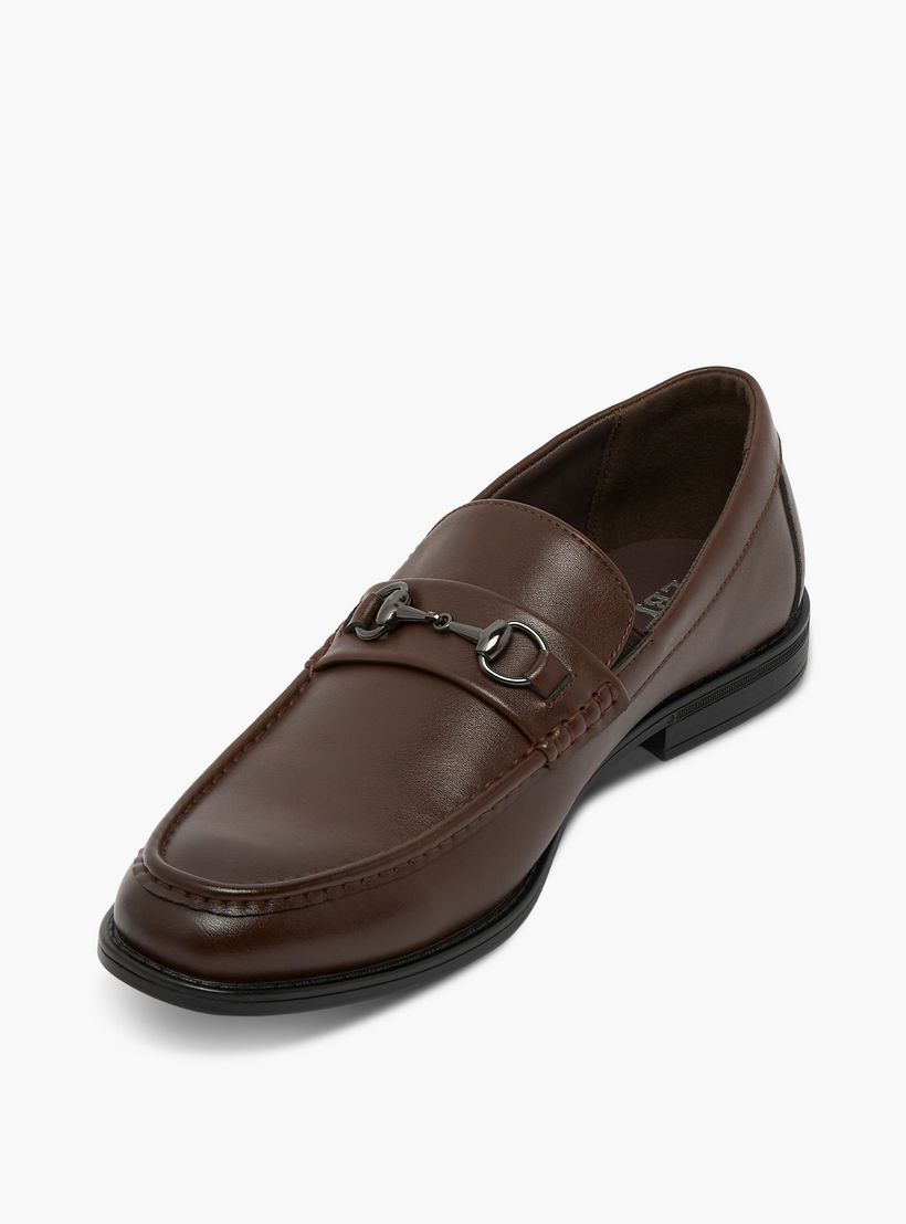 حذاء سهل الارتداء بزينة معدنية للرجال من إل بي إل من شو إكسبرس-men-shoes-formalshoes-image-4