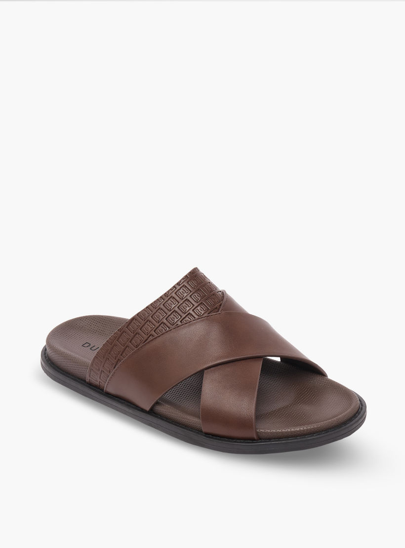 Duchini Men Cross Strap Comfort Sandals-men-shoes-sandals-image-2