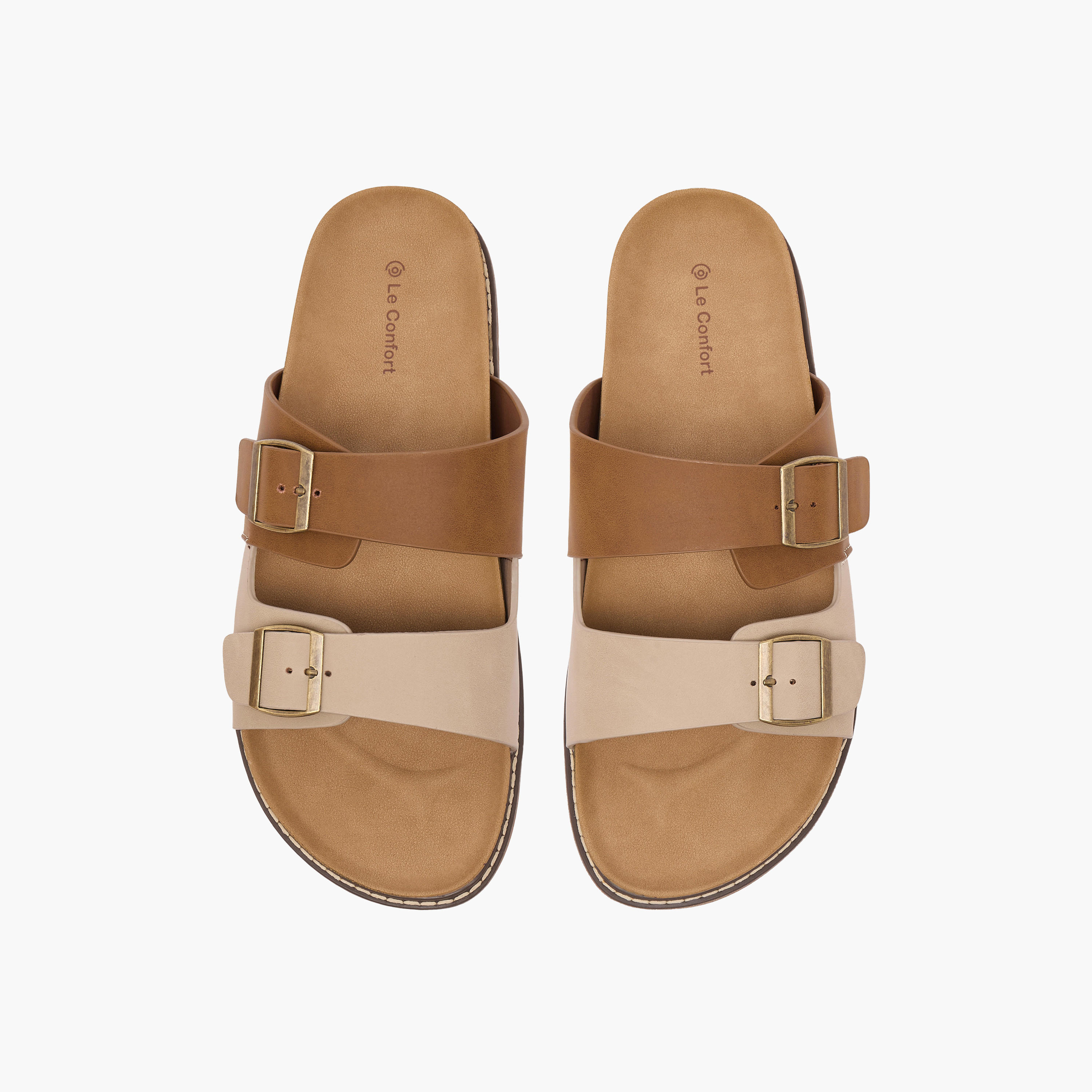 Le Confort Men Buckle Strap Comfort Sandals-men-shoes-sandals-image-1