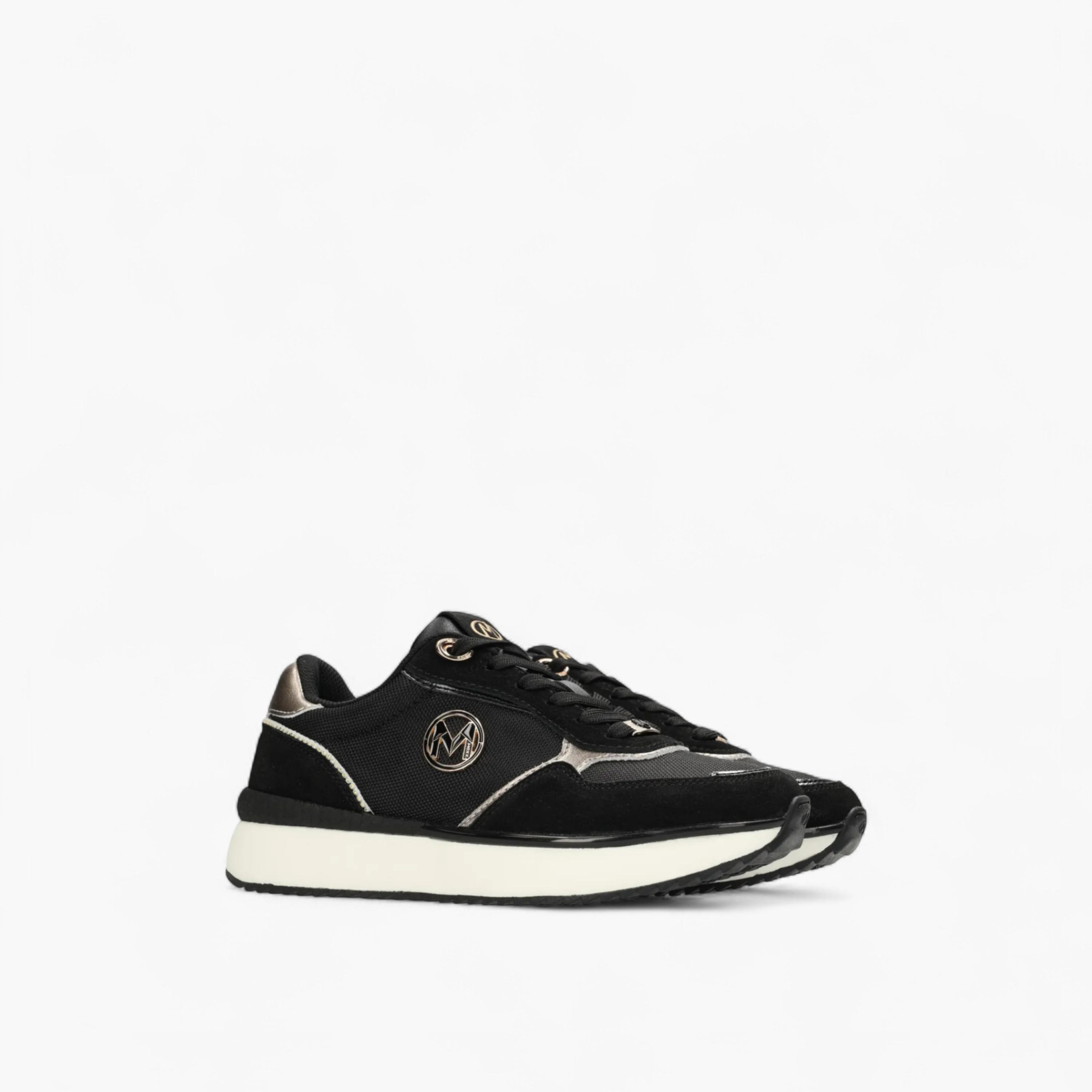 Mexx Panelled Lace-Up Sneakers-women-shoes-sneakers-image-1