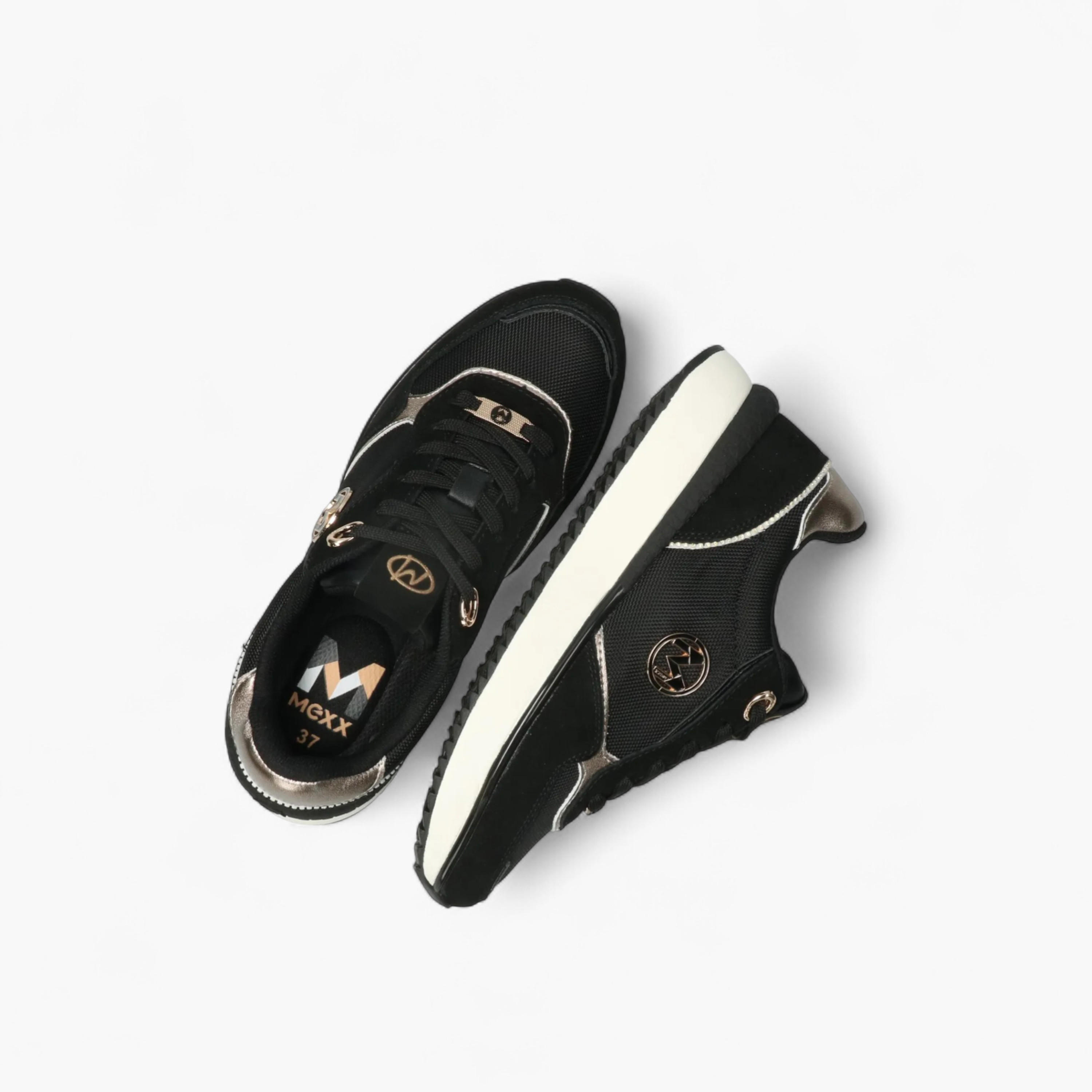 Mexx Panelled Lace-Up Sneakers-women-shoes-sneakers-image-4