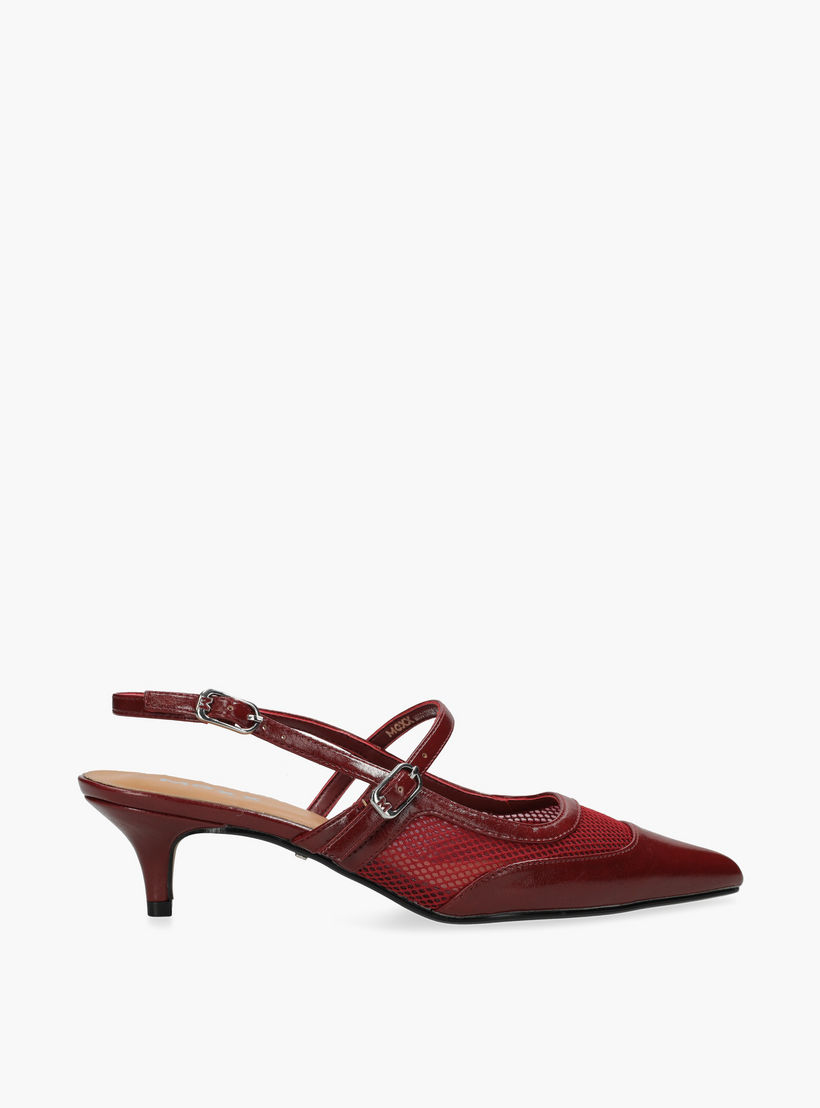 Mexx Women Tory Suki Mesh Panel Kitten Heel Shoes-women-shoes-sandals-heeled-image-2