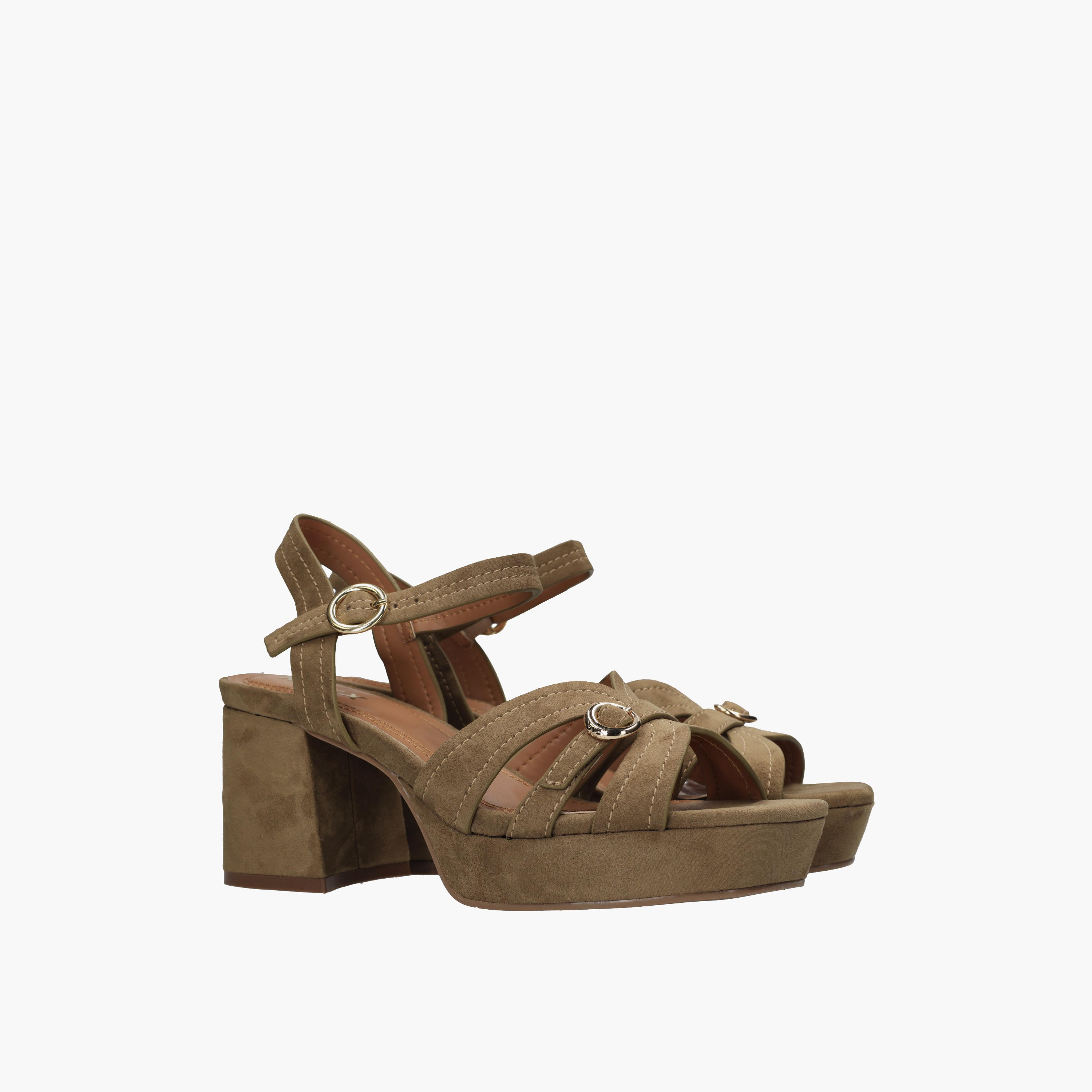 صندل بكعب عريض وزينة حزام توبي نيكي للنساء من مكس-women-shoes-sandals-heeled-image-1