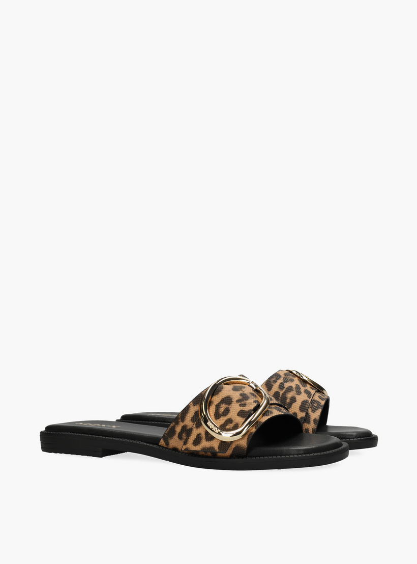 صندل بطبعات حيوانات تيوي سولاك للنساء من مكس-women-shoes-flats-sandals-image-1