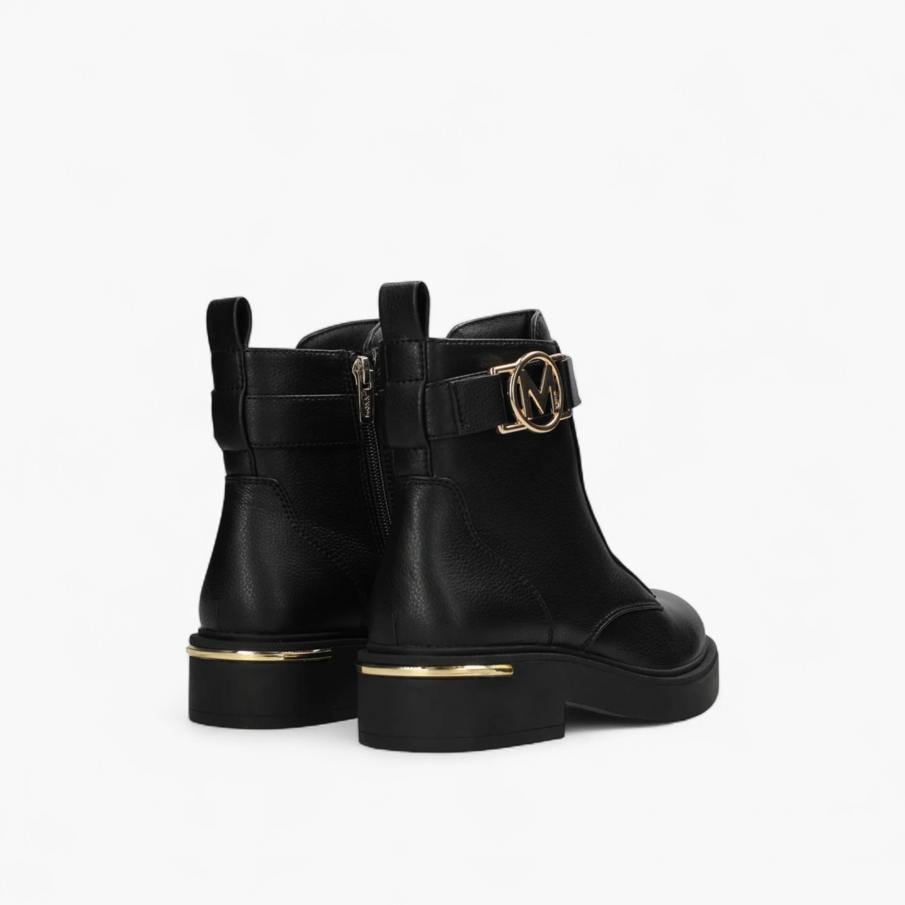 بوت طول كاحل بسحاب إغلاق وزينة ميتاليك من مكس-women-shoes-boots-image-3
