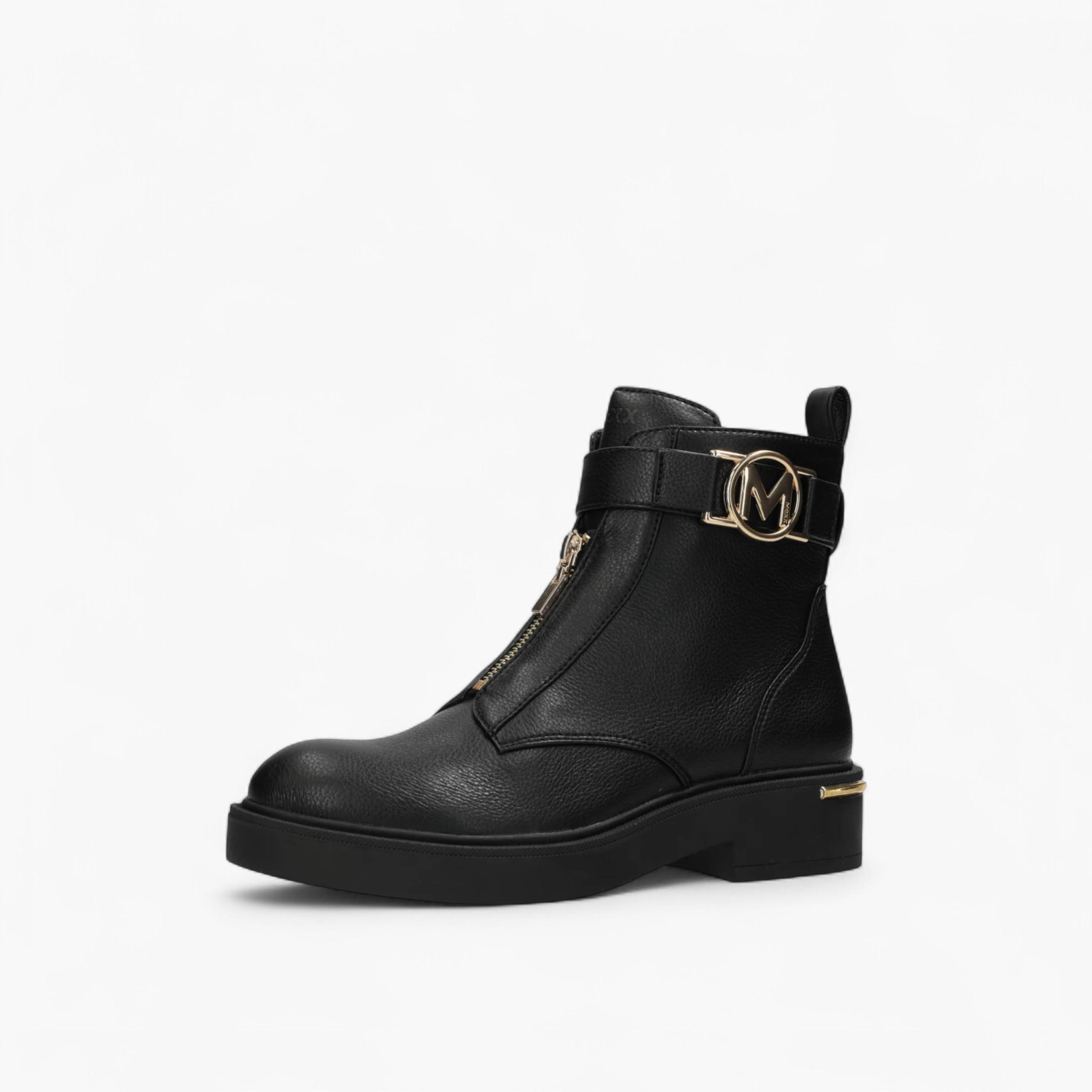 بوت طول كاحل بسحاب إغلاق وزينة ميتاليك من مكس-women-shoes-boots-image-8