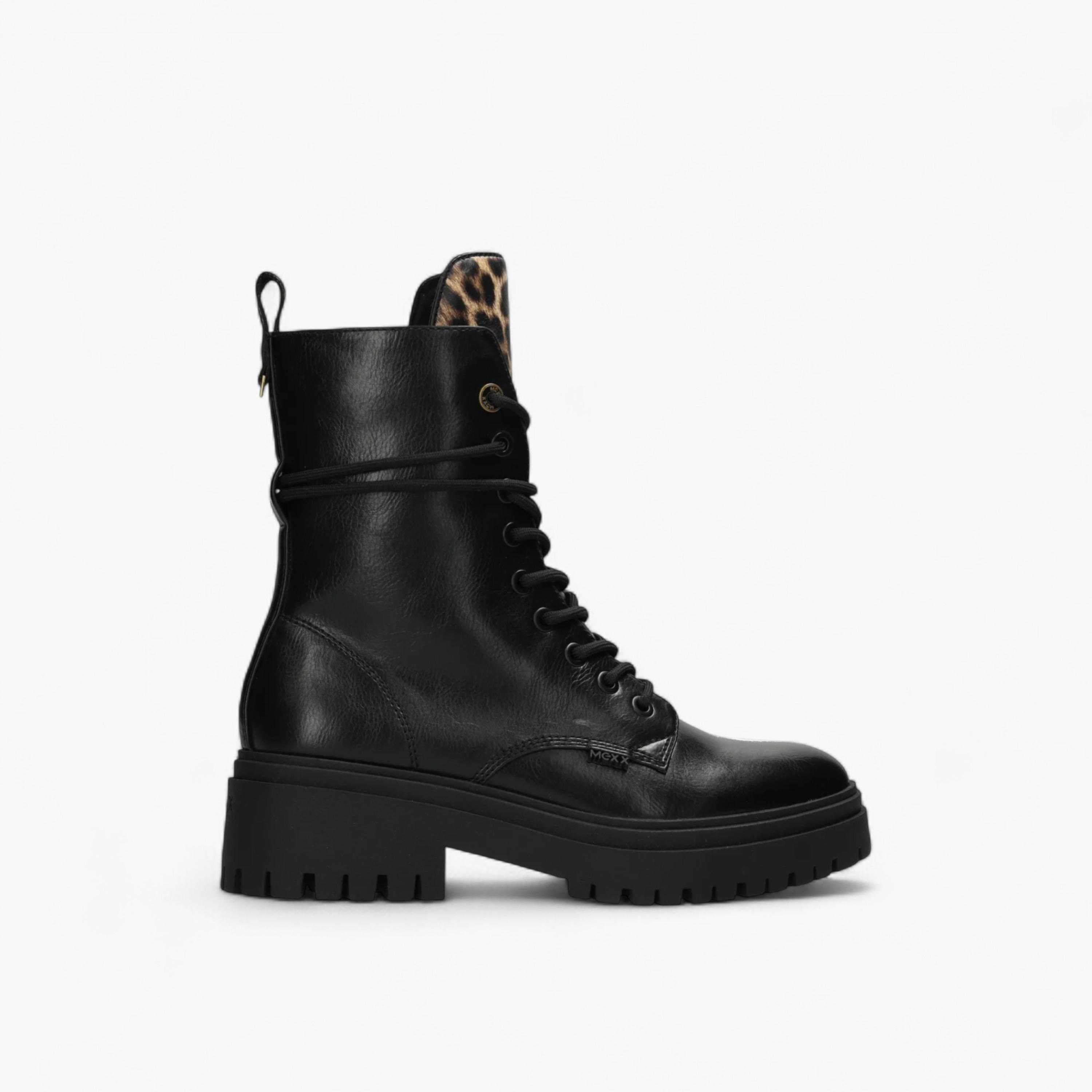 بوت طول الكاحل برباط وطبعات حيوانات من مكس-women-shoes-boots-image-2