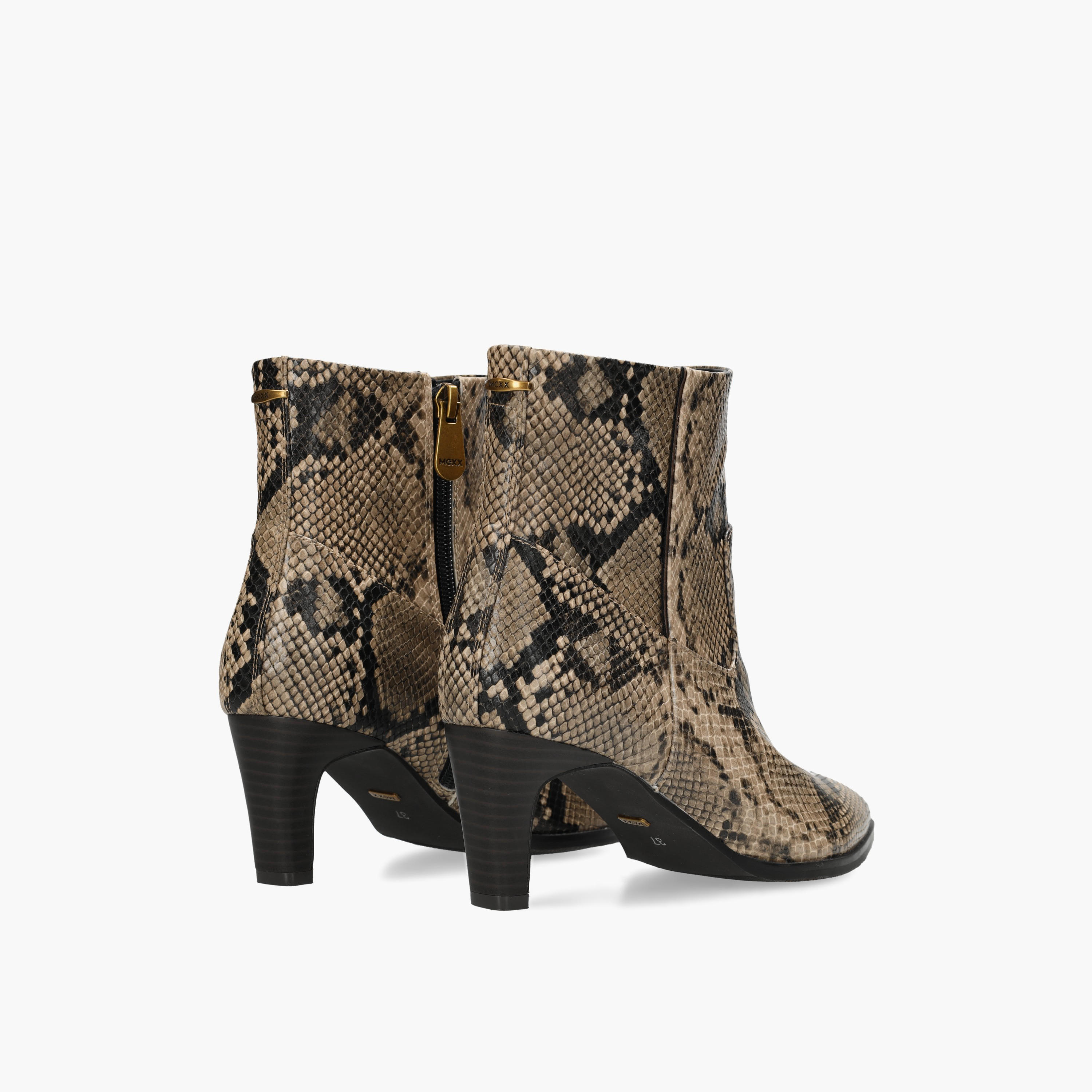 Mexx Women Arlana Animal Print Heeled Ankle Boots-women-shoes-boots-image-3