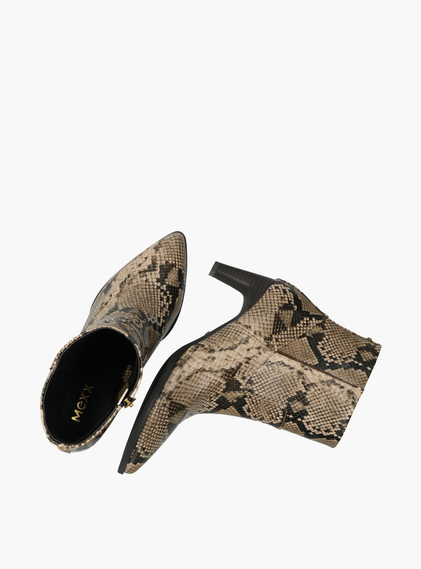 Mexx Women Arlana Animal Print Heeled Ankle Boots-women-shoes-boots-image-5