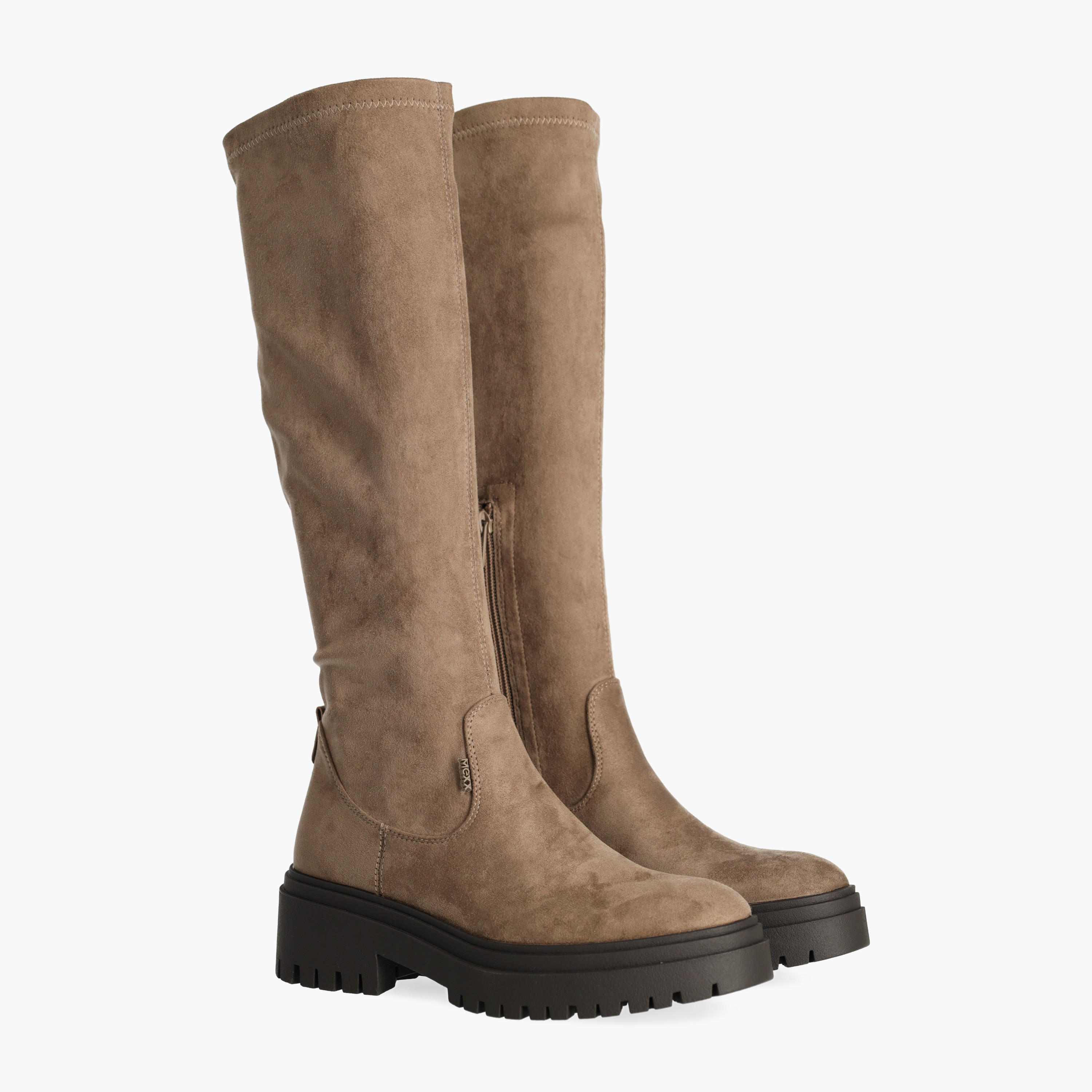 بوت طويل بارز الملمس أوبري للنساء من ميكس-women-shoes-boots-image-4