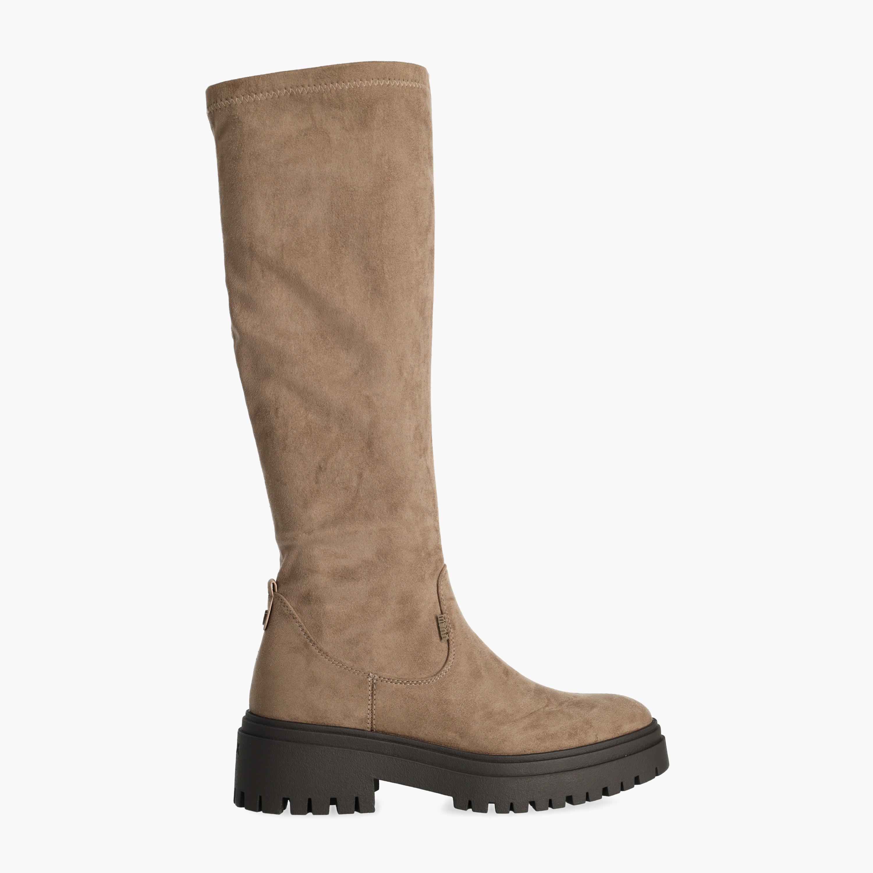 بوت طويل بارز الملمس أوبري للنساء من ميكس-women-shoes-boots-image-5