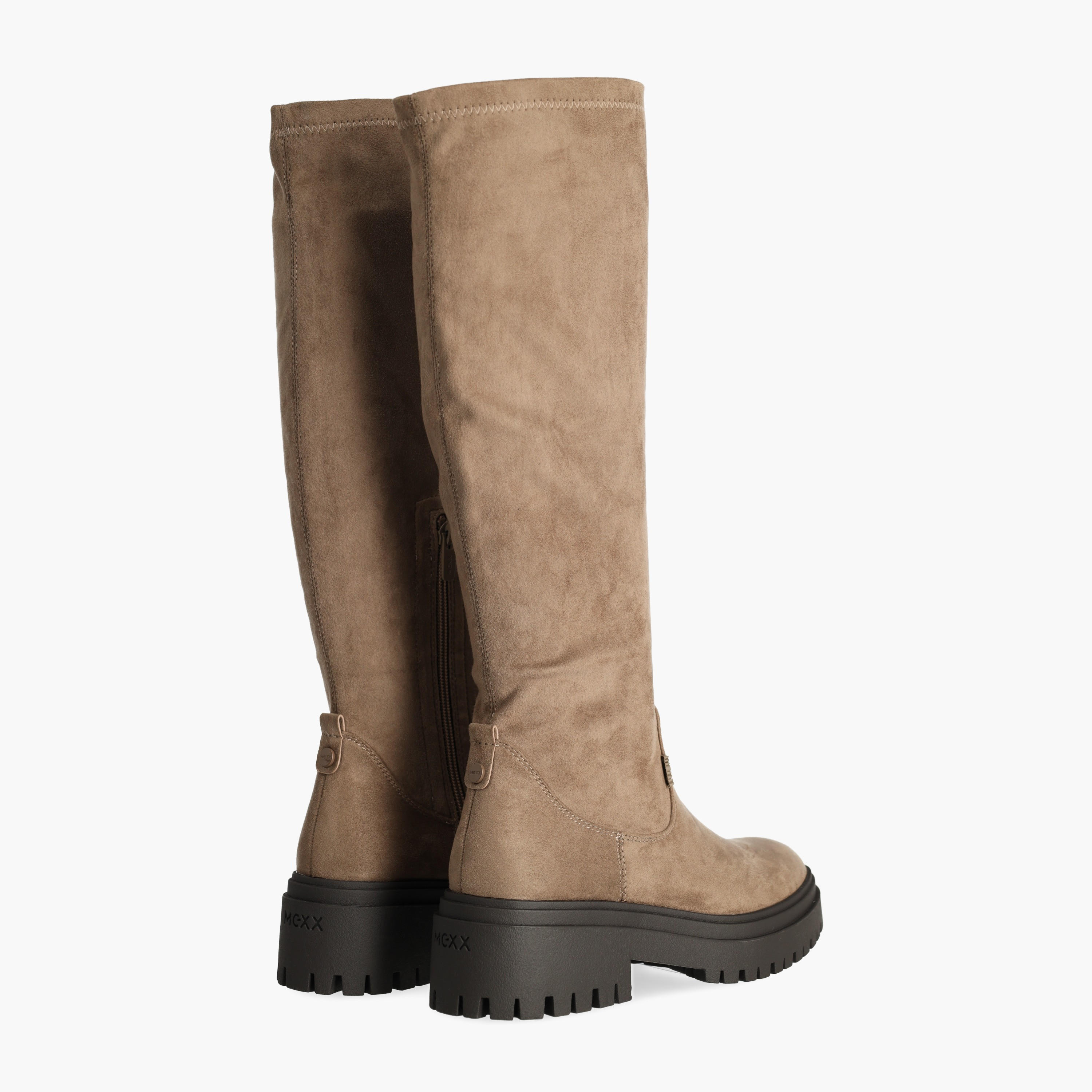 بوت طويل بارز الملمس أوبري للنساء من ميكس-women-shoes-boots-image-6