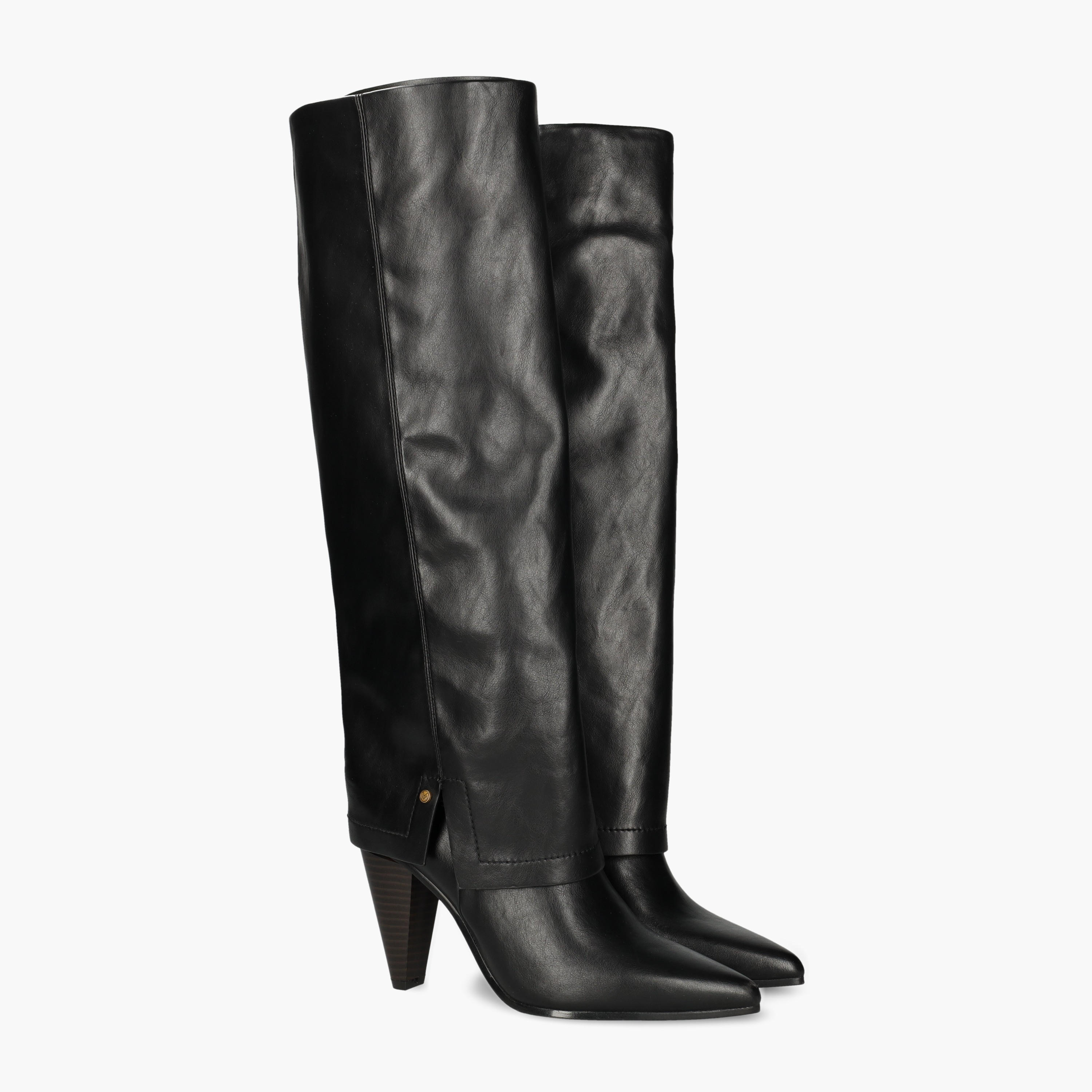 بوت شافت طويل بكعب مخروطي أنورا للنساء من ميكس-women-shoes-boots-image-1