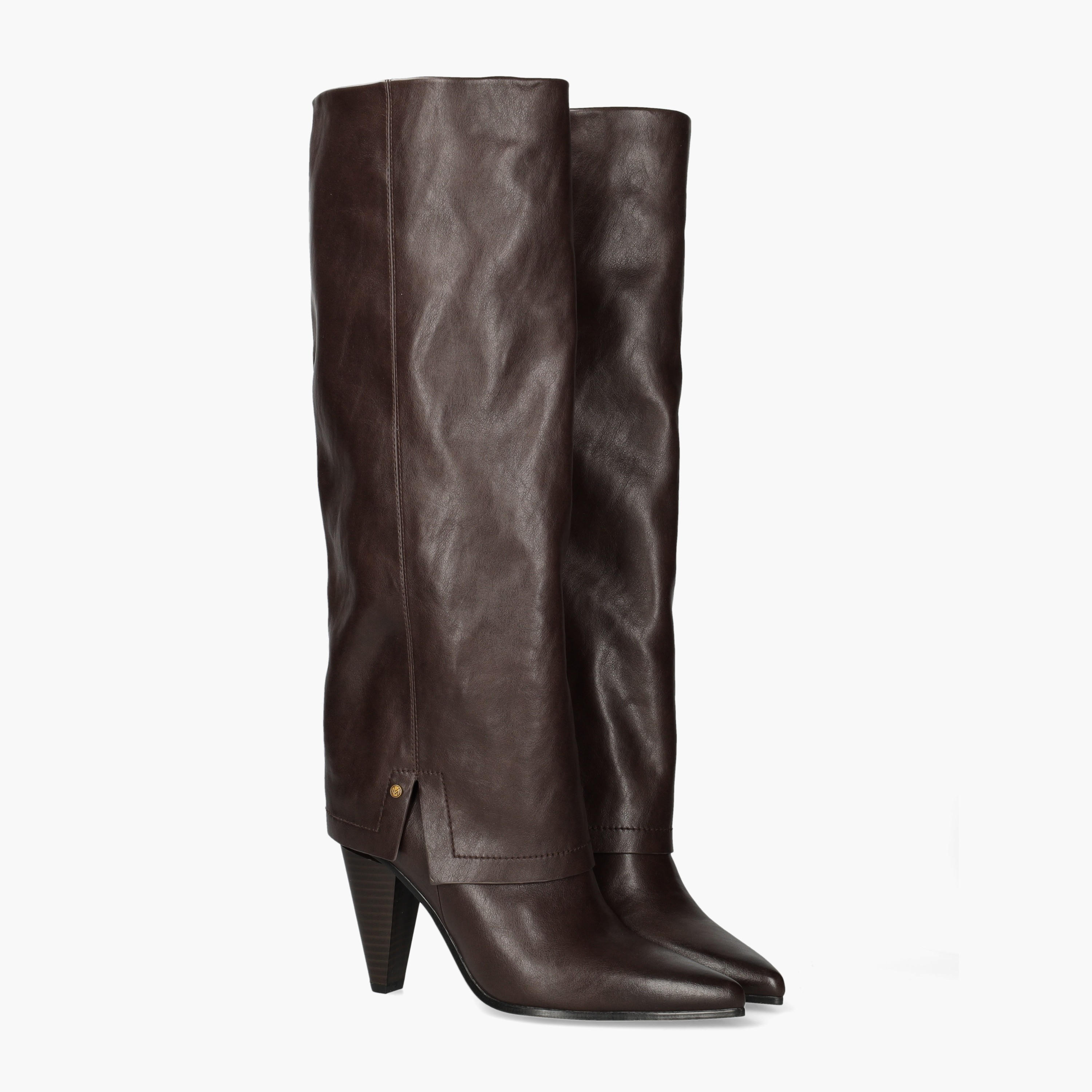 بوت شافت طويل بكعب مخروطي أنورا للنساء من ميكس-women-shoes-boots-image-1