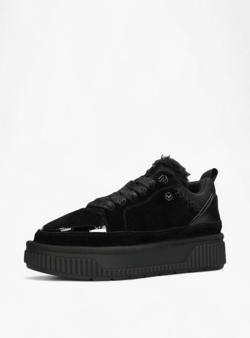 حذاء سنيكرز متعدد التصاميم برباط إغلاق وتزيينات من الجلد الصناعي من ميكس-women-shoes-sneakers-image-8